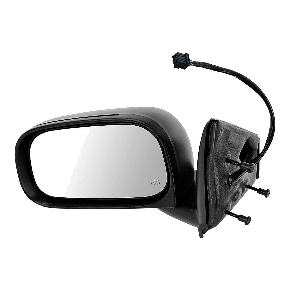 2004-2009 Dodge Durango Rear Driver Side Door Mirror, ch1320286. Front view.