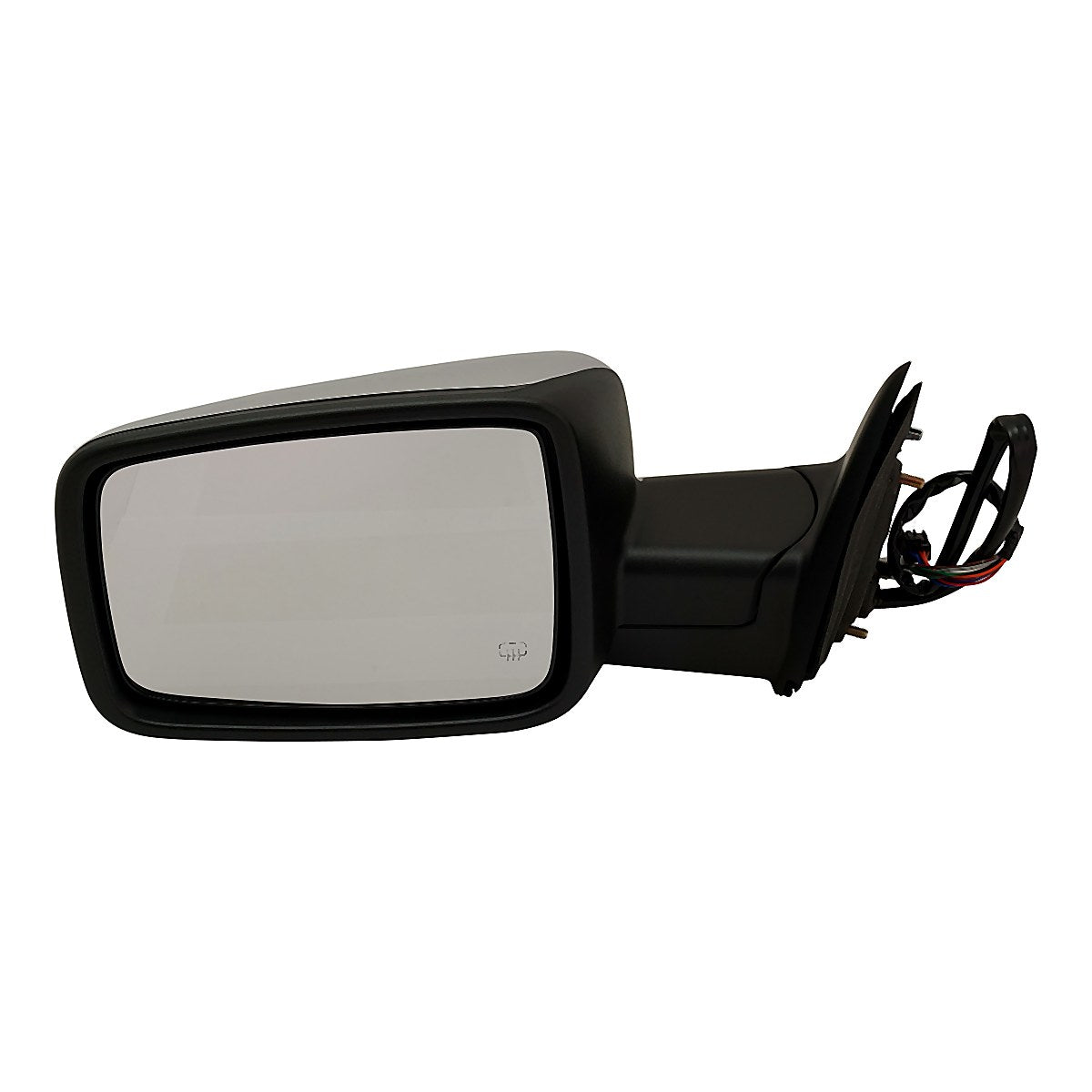 2011-2013 RAM Pickup 1500 Rear Driver Side Door Mirror, ch1320292. Front view.