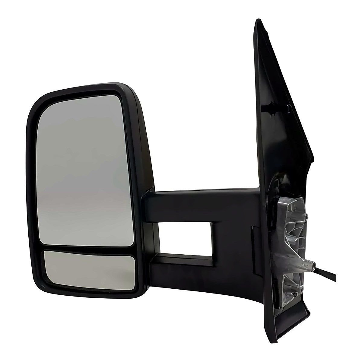 2010-2013 Mercedes Sprinter 2500 Rear Driver Side Door Mirror, ch1320369. Front view.