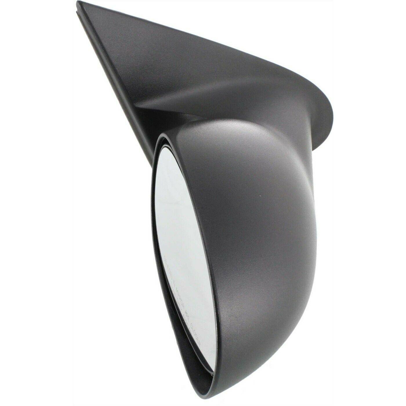 2000-2005 Dodge Neon Mirror Passenger Side Manual , CH1321158. Side view of the replacement part.