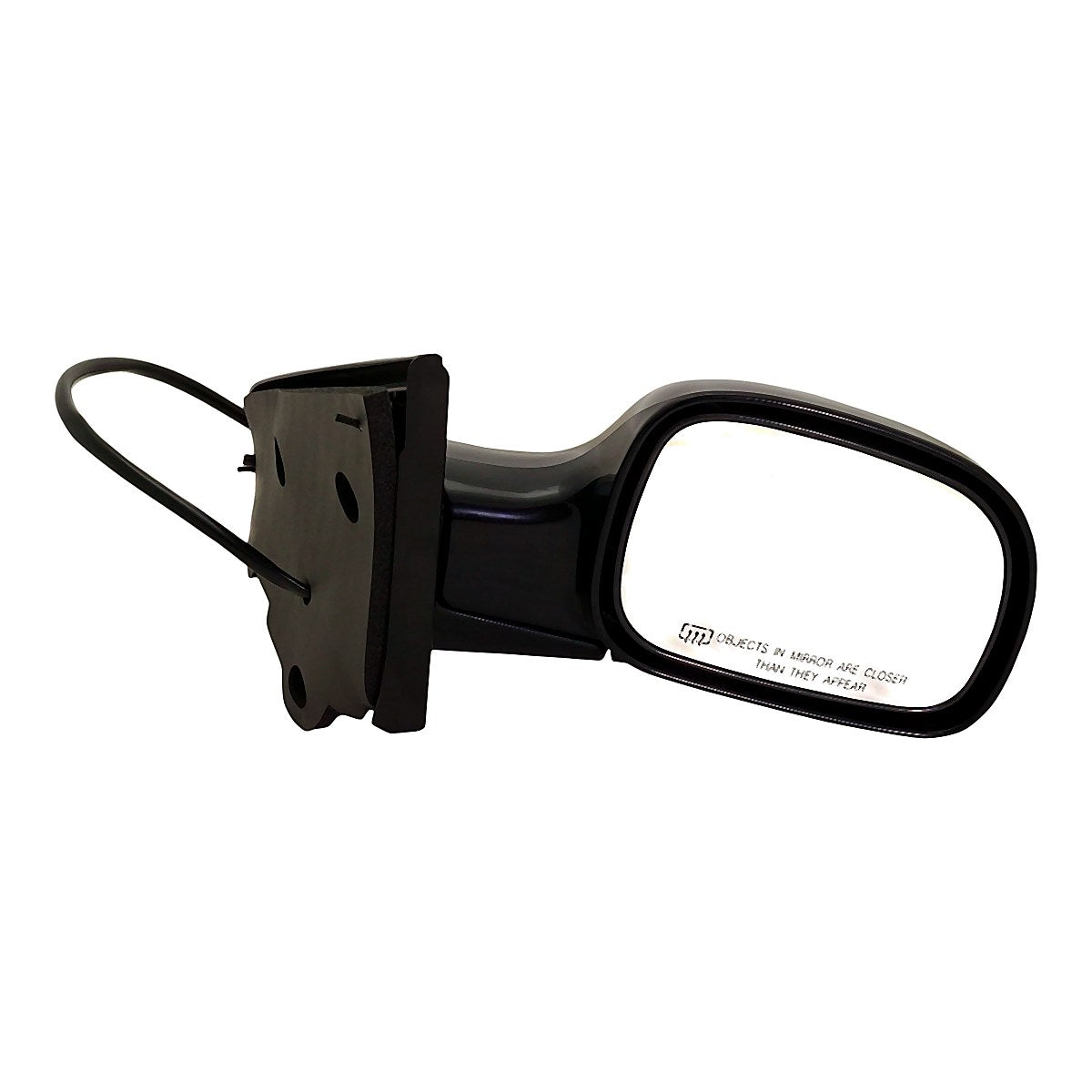 2001-2003 Chrysler Voyager Rear Passenger Side Door Mirror, ch1321199. Front view.