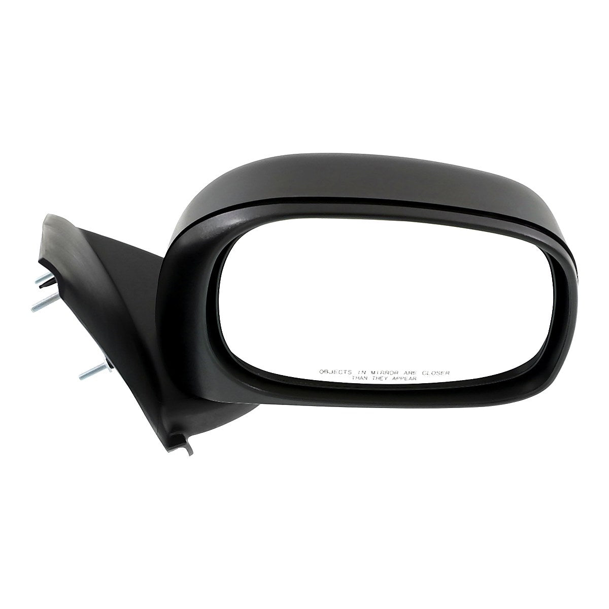 2002-2009 Dodge RAM 1500 Rear Passenger Side Door Mirror, ch1321202. Front view.