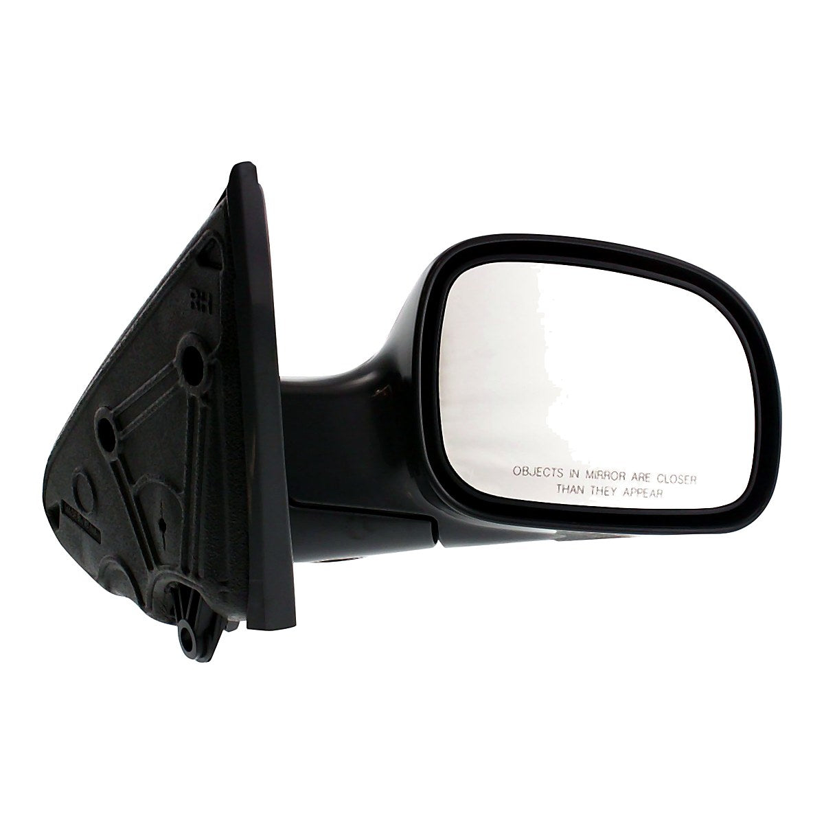 2001-2003 Chrysler Voyager Rear Passenger Side Door Mirror, ch1321203. Front view.