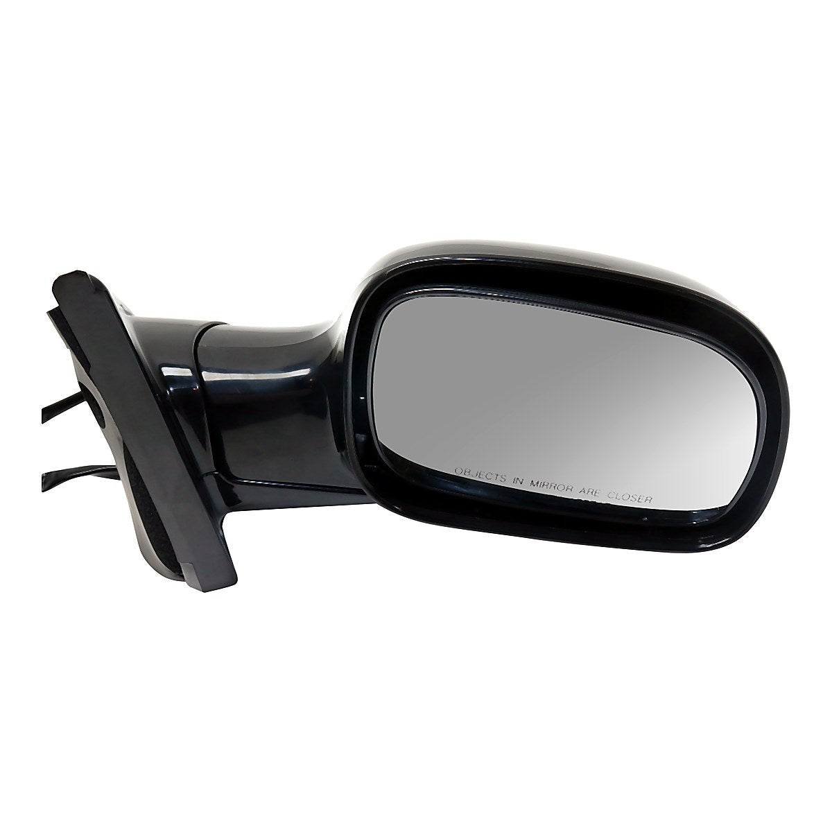 2001-2003 Chrysler Voyager Rear Passenger Side Door Mirror, ch1321204. Front view.