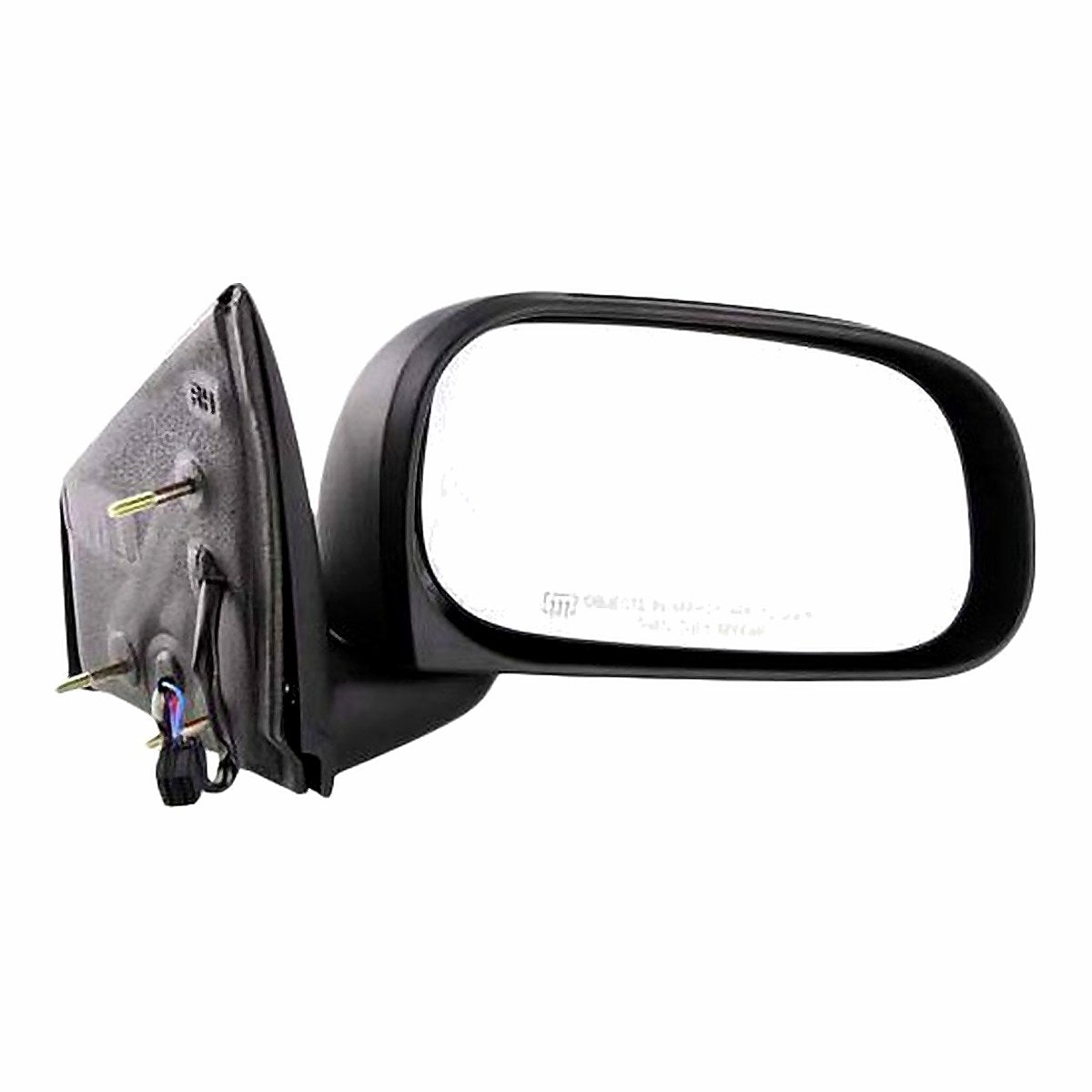 2004-2009 Dodge Durango Rear Passenger Side Door Mirror, ch1321217. Front view.