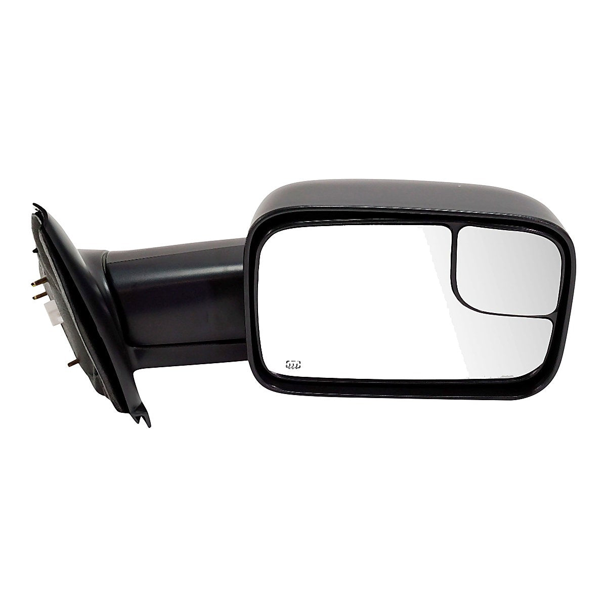 2003-2009 Dodge RAM 2500 Rear Passenger Side Door Mirror, ch1321228. Front view.