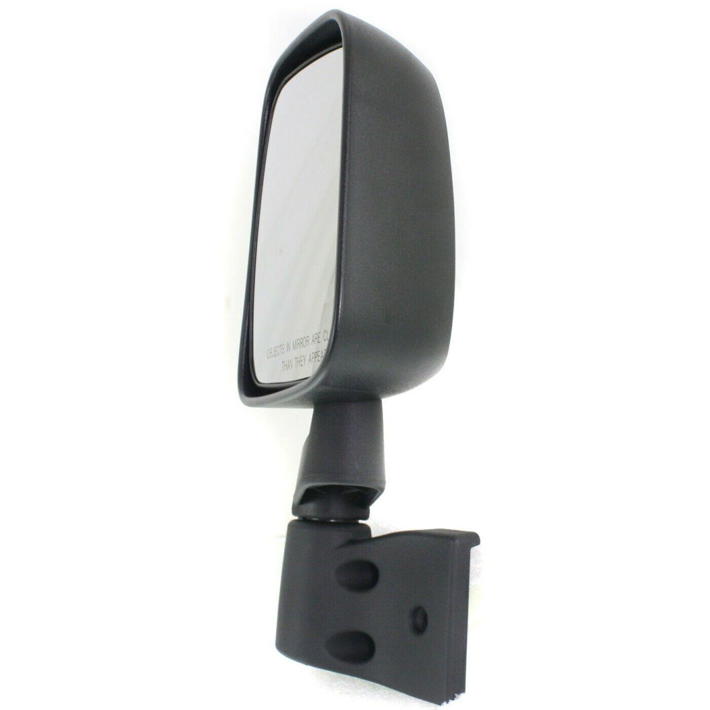 2003-2006 Jeep Wrangler Mirror Passenger Side Manual , CH1321259. Installed view for reference.