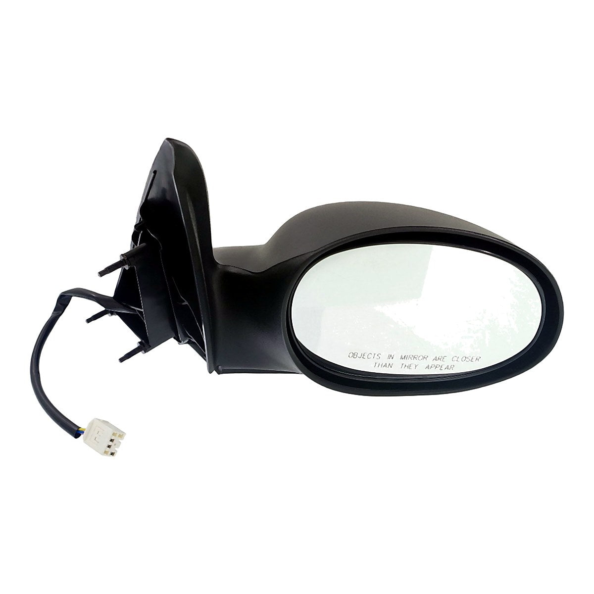 2004-2010 Chrysler Pt Cruiser Rear Passenger Side Door Mirror, ch1321261. Front view.