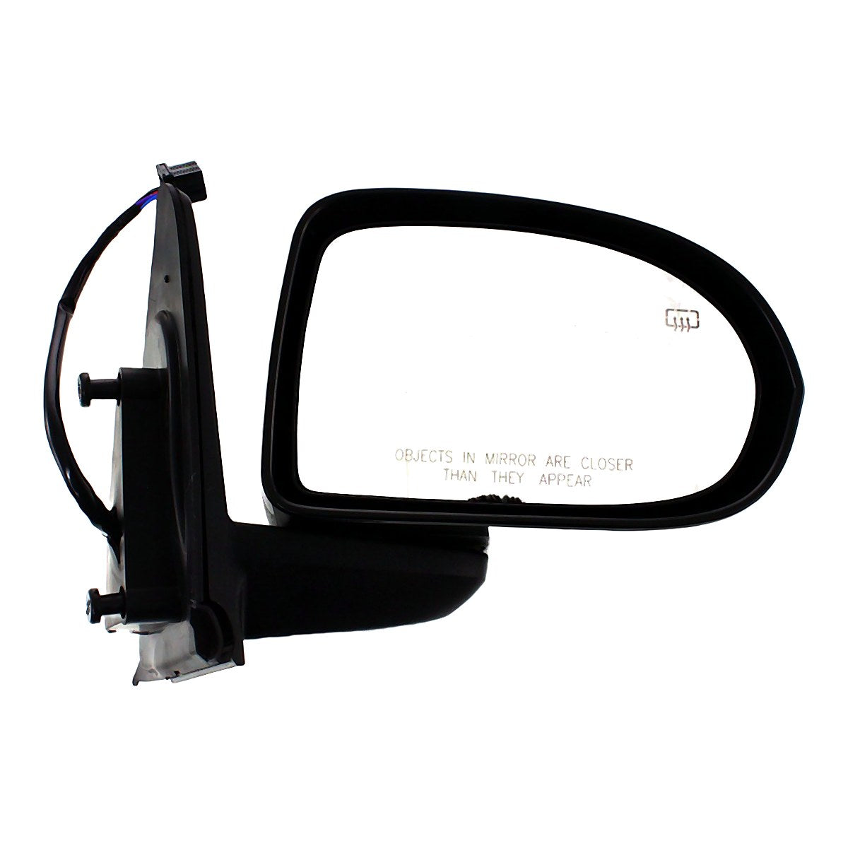 2007-2016 Jeep Compass Rear Passenger Side Door Mirror, ch1321262. Front view.