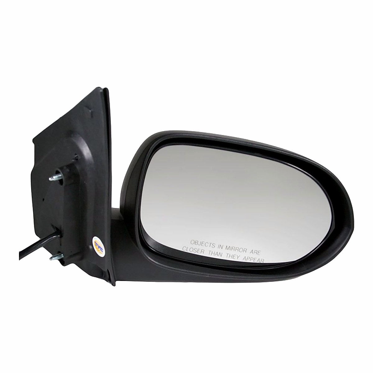 2007-2012 Dodge Caliber Rear Passenger Side Door Mirror, ch1321265. Front view.