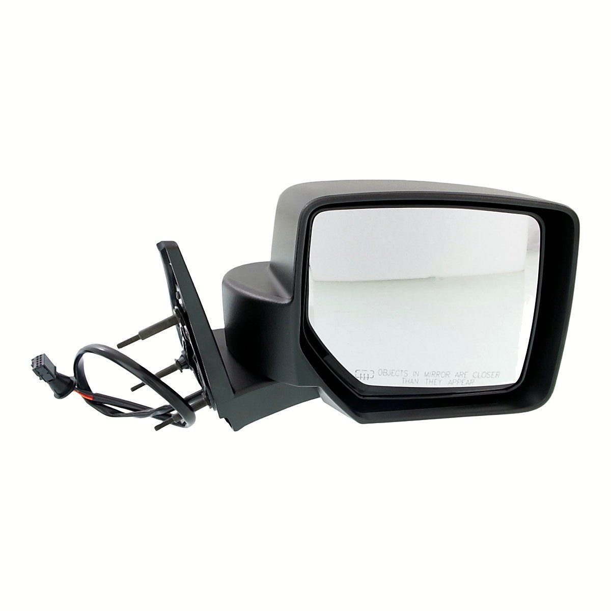 2007-2011 Dodge Nitro Rear Passenger Side Door Mirror, ch1321278. Front view.