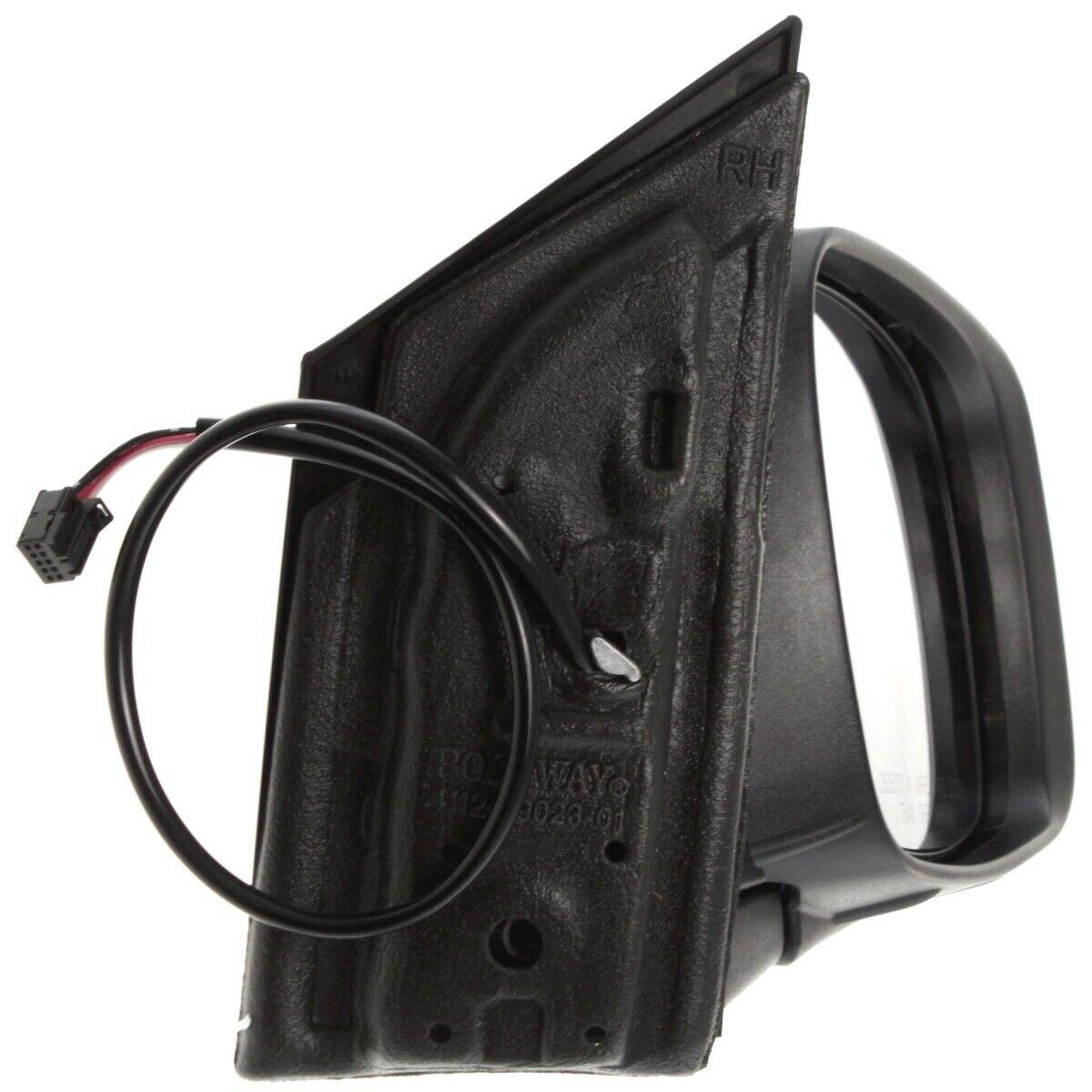 2008-2017 Dodge Caravan Mirror Passenger Side Power , CH1321291. Precision fitment for collision repair.