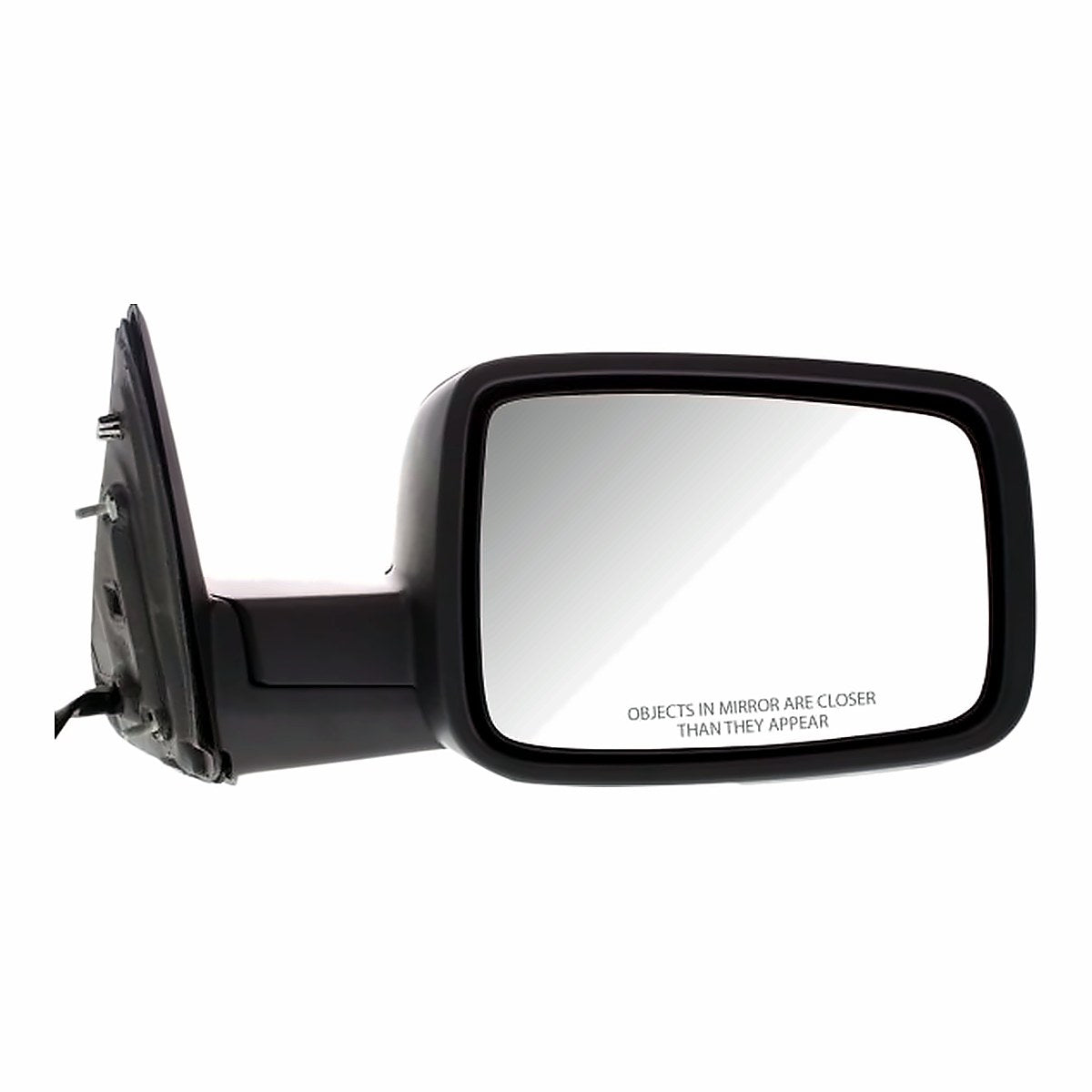 2009-2010 Dodge RAM 1500 Rear Passenger Side Door Mirror, ch1321304. Front view.