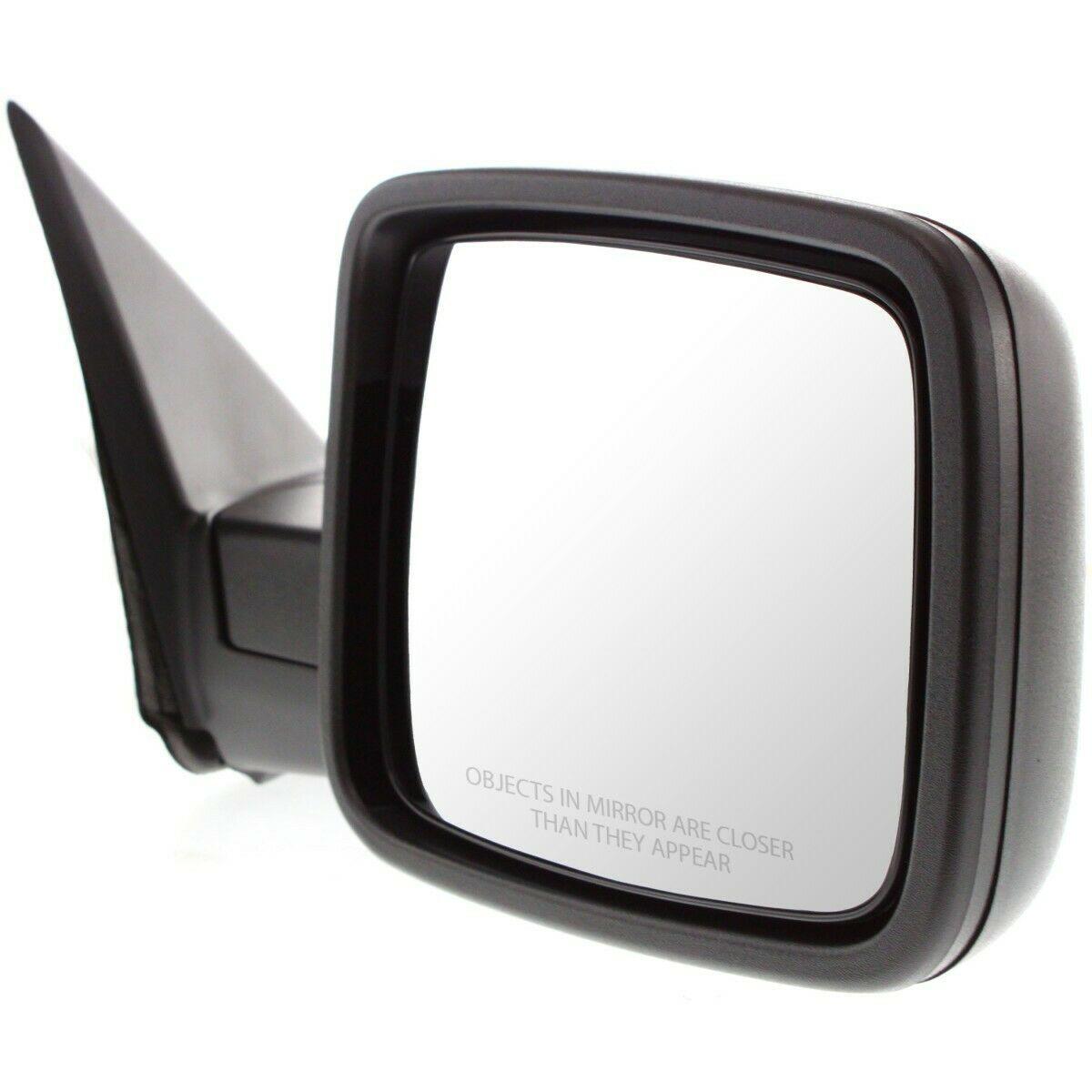 2010 Dodge Ram 2500 Mirror Passenger Side Manual , CH1321308. OEM-style replacement.