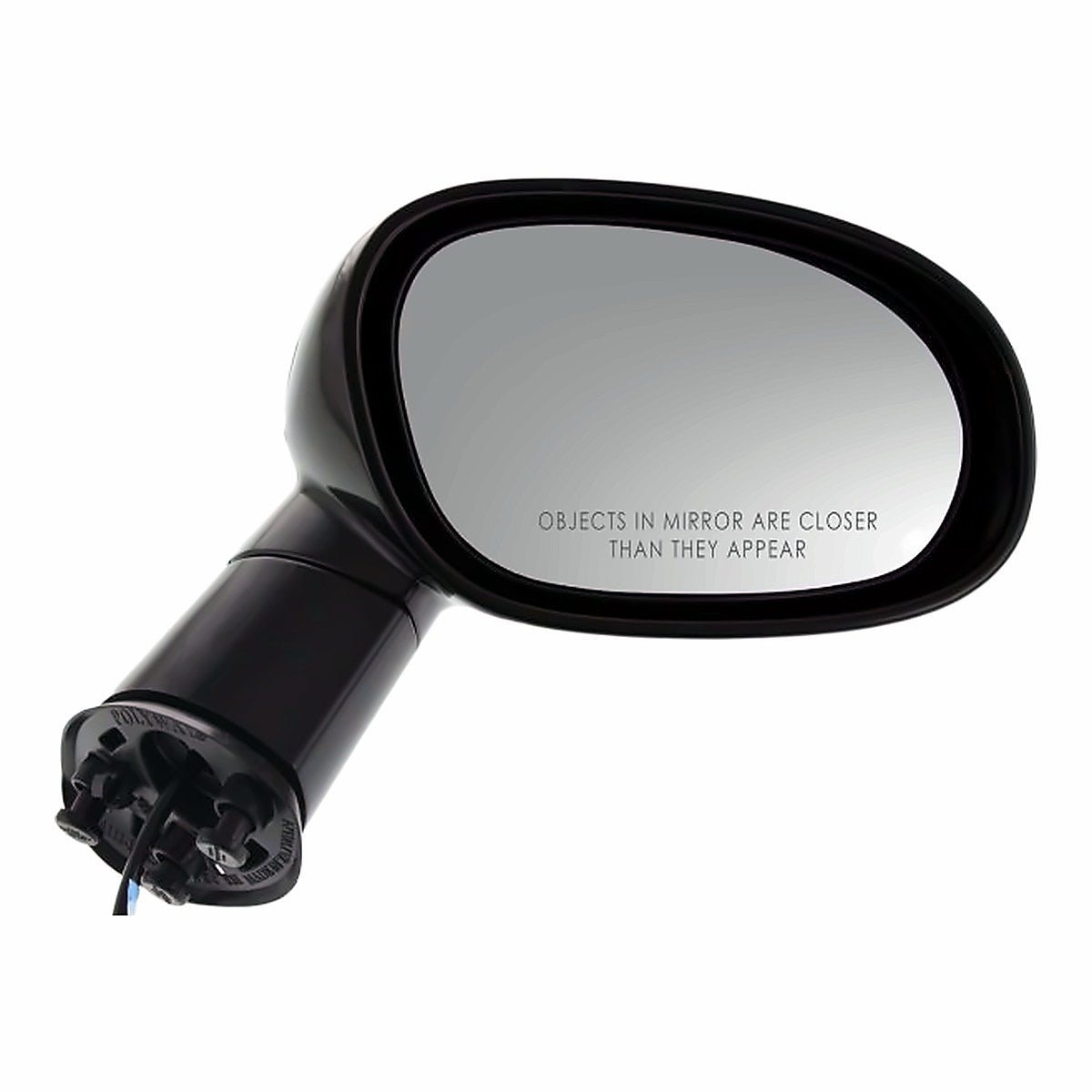 2008-2014 Dodge Challenger Rear Passenger Side Door Mirror, ch1321310. Front view.