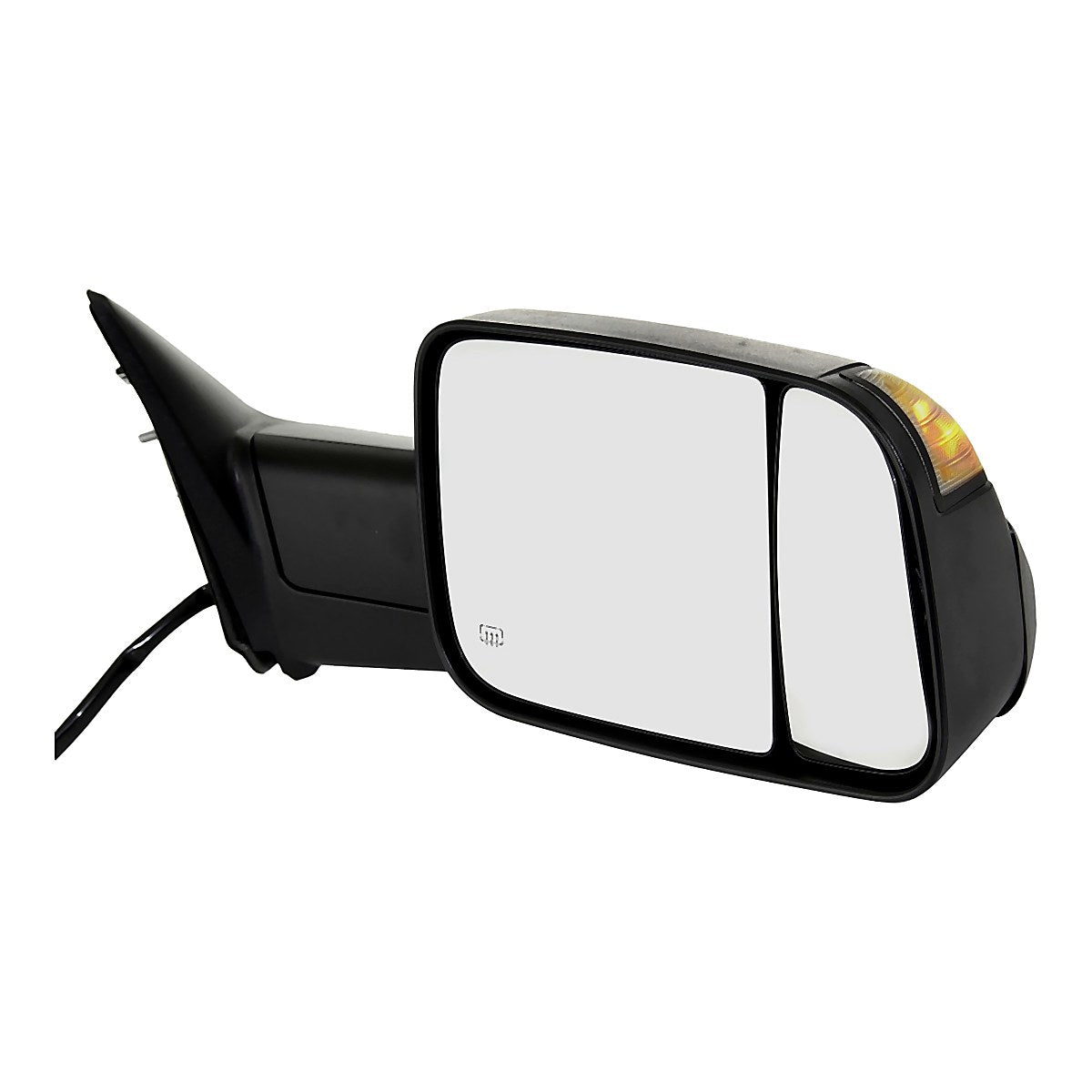 2013-2018 RAM Pickup 2500 Rear Passenger Side Door Mirror, ch1321350. Front view.