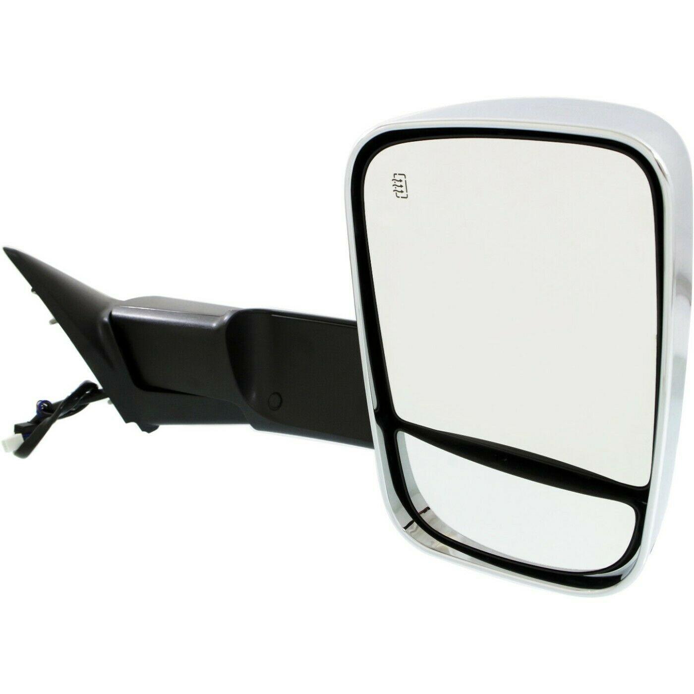 2013-2018 Ram Pickup-2500 Mirror Passenger Side Power , CH1321351. Angle view for visual reference.