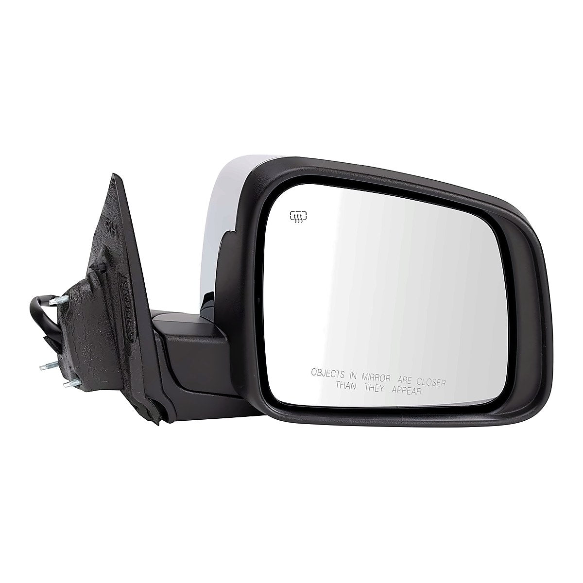2014-2022 Dodge Durango Rear Passenger Side Door Mirror, ch1321388. Front view.