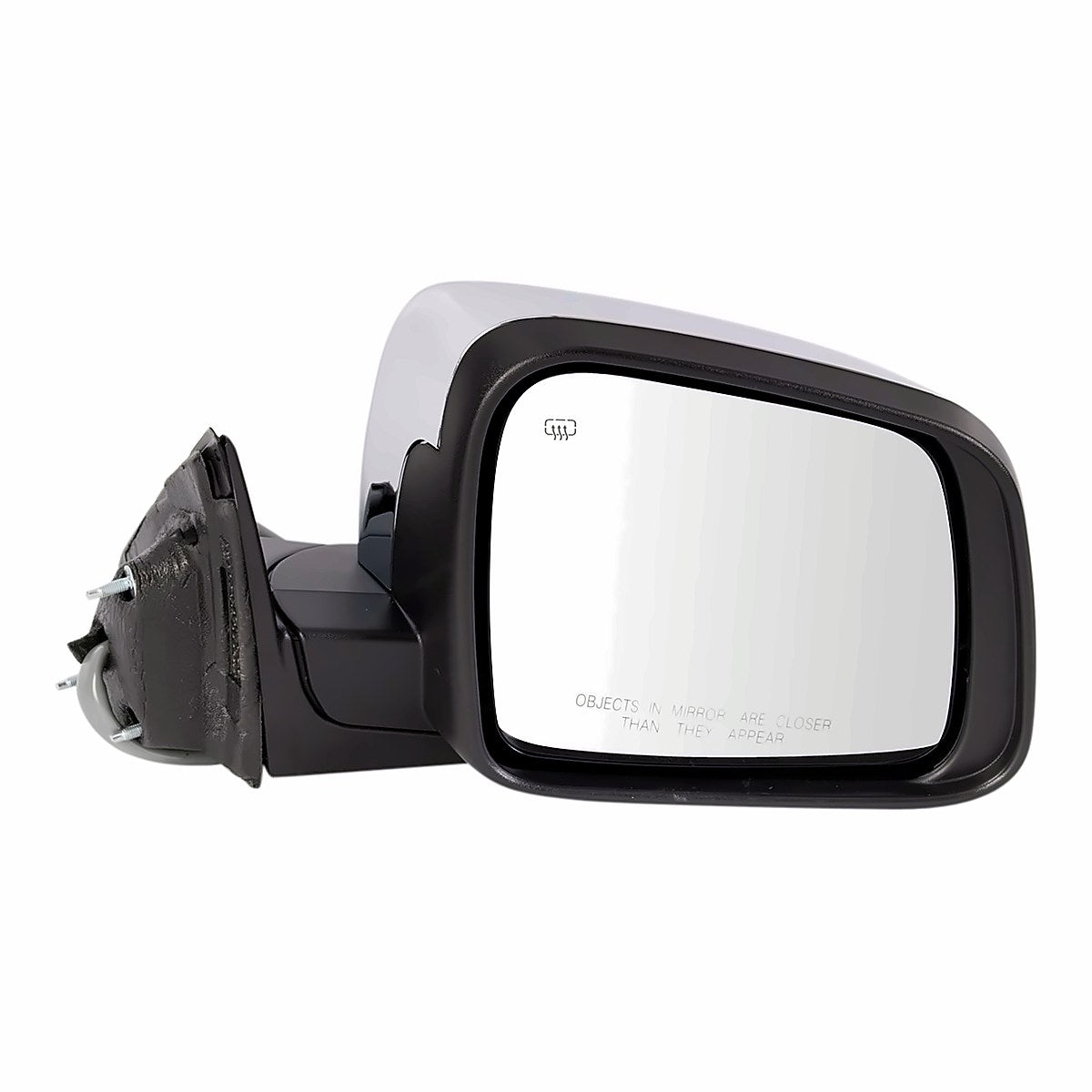2011-2019 Jeep Grand Cherokee Rear Passenger Side Door Mirror, ch1321414. Front view.