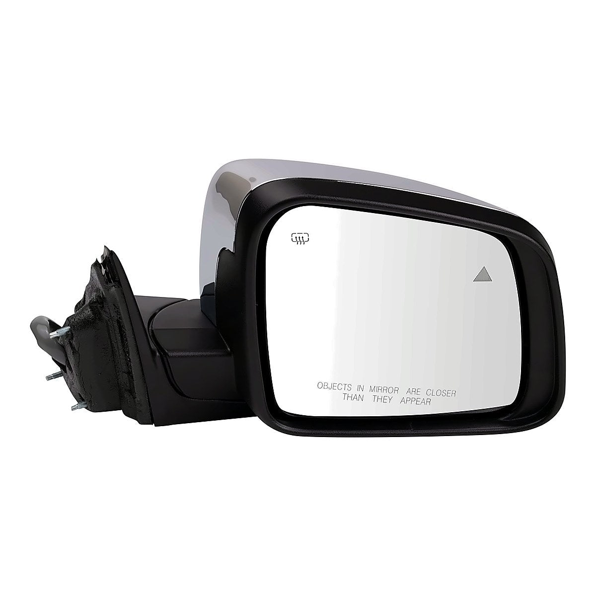 2011-2019 Jeep Grand Cherokee Rear Passenger Side Door Mirror, ch1321416. Front view.