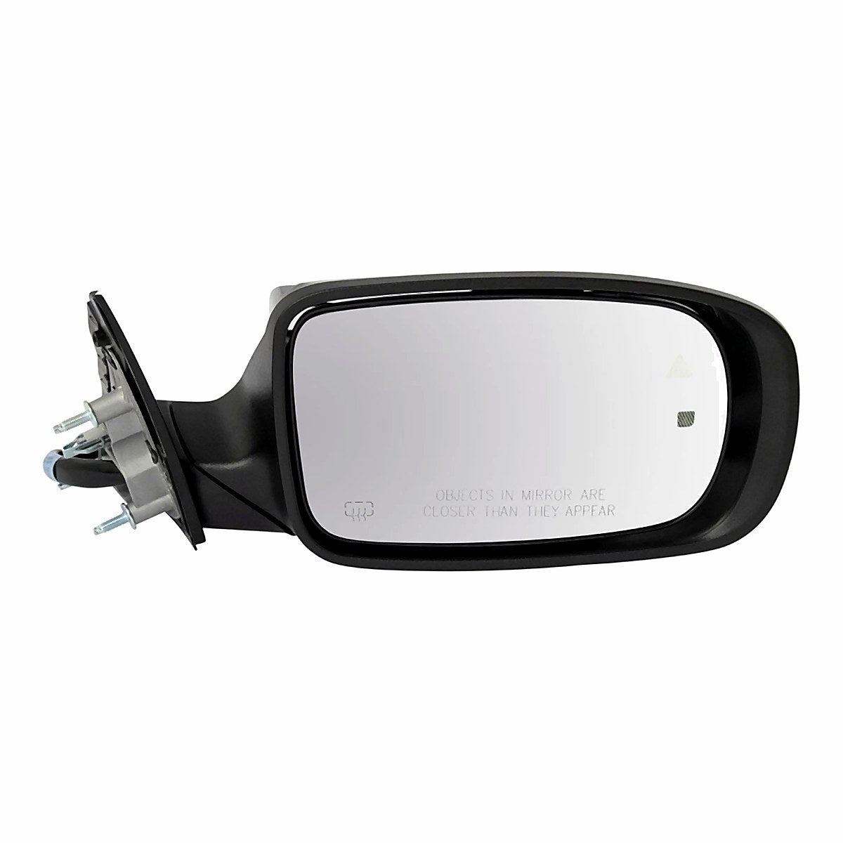 2011-2022 Dodge Charger Rear Passenger Side Door Mirror, ch1321453. Front view.