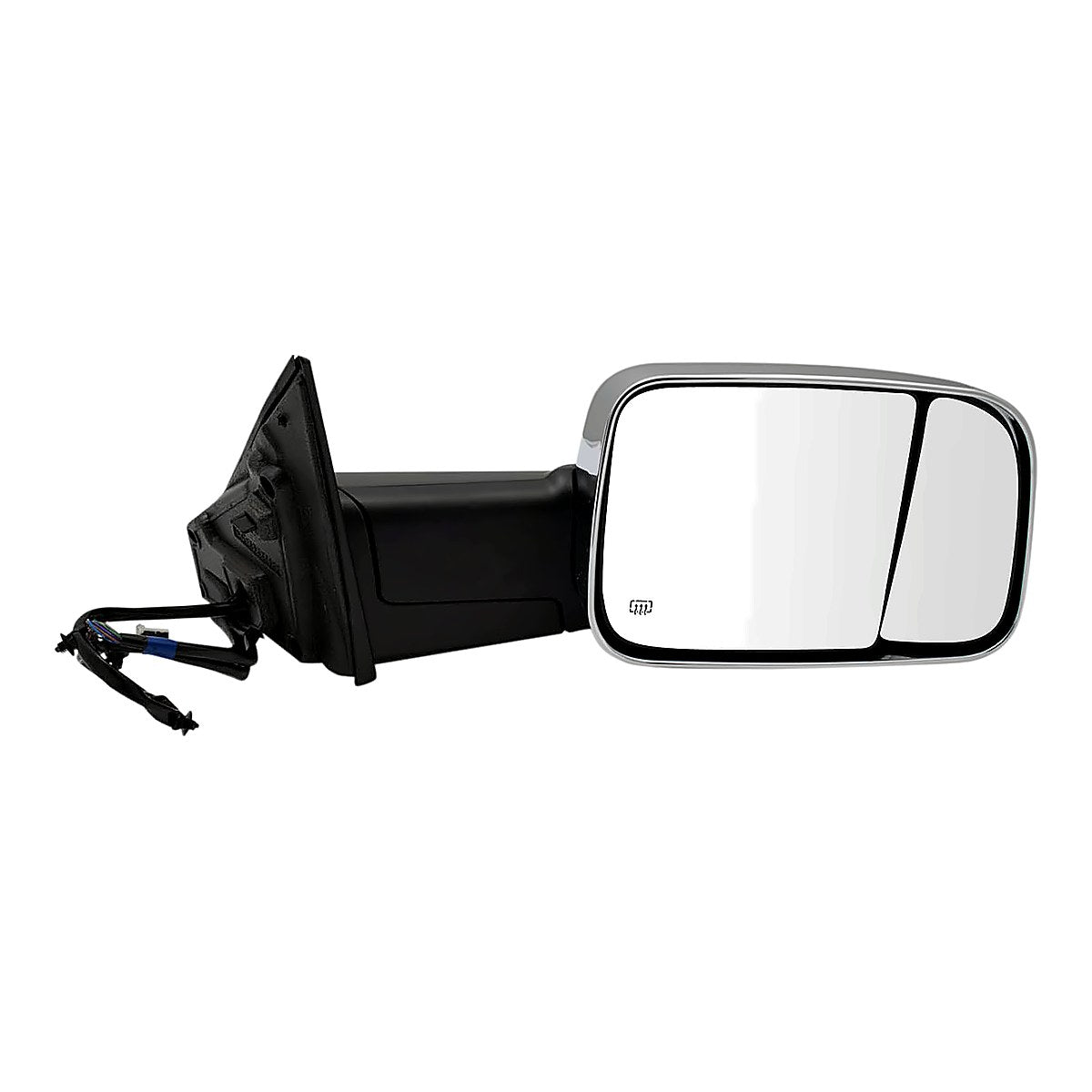 2019-2021 RAM Pickup 1500 Rear Passenger Side Door Mirror, ch1321460. Front view.
