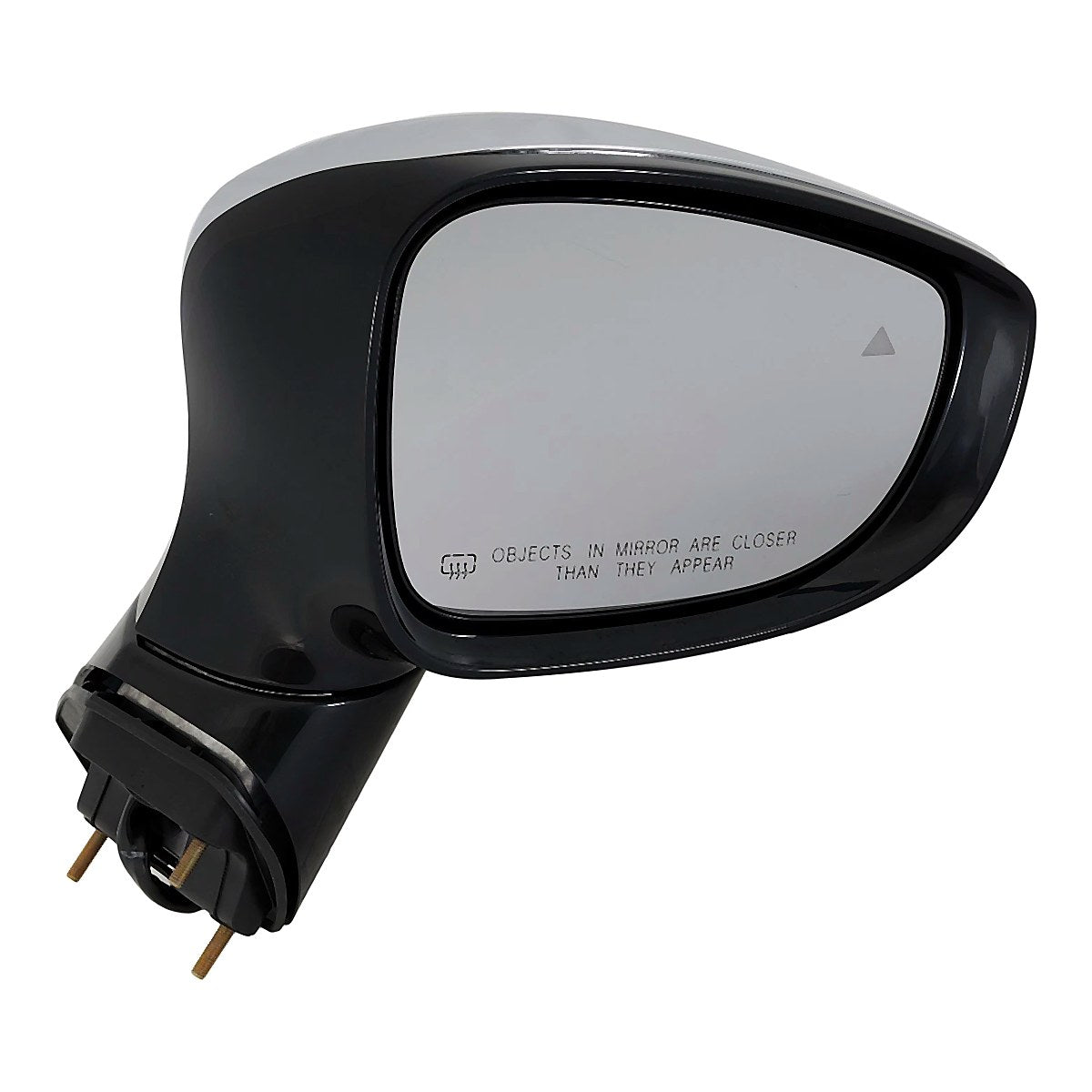 2017-2023 Chrysler Pacifica Rear Passenger Side Door Mirror, ch1321467. Front view.