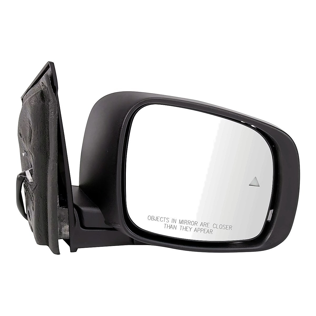 2013-2020 Dodge Caravan Rear Passenger Side Door Mirror, ch1321478. Front view.
