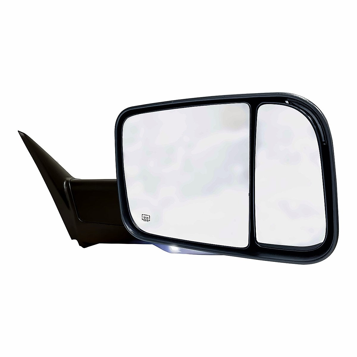 2019-2022 RAM Pickup 5500 Rear Upper Passenger Side Door Mirror, ch1321494. Front view.