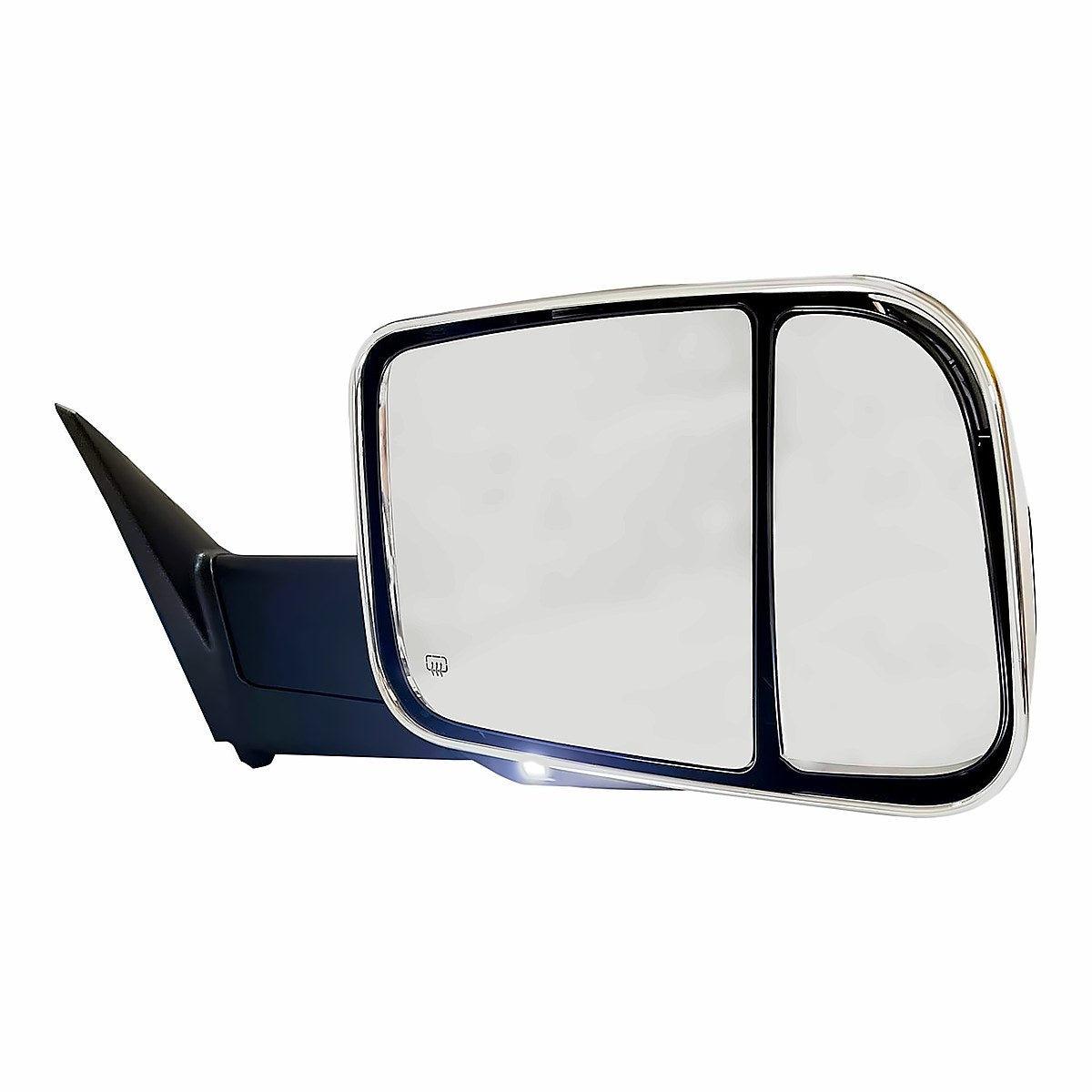 2019-2022 RAM Pickup 5500 Rear Upper Passenger Side Door Mirror, ch1321495. Front view.