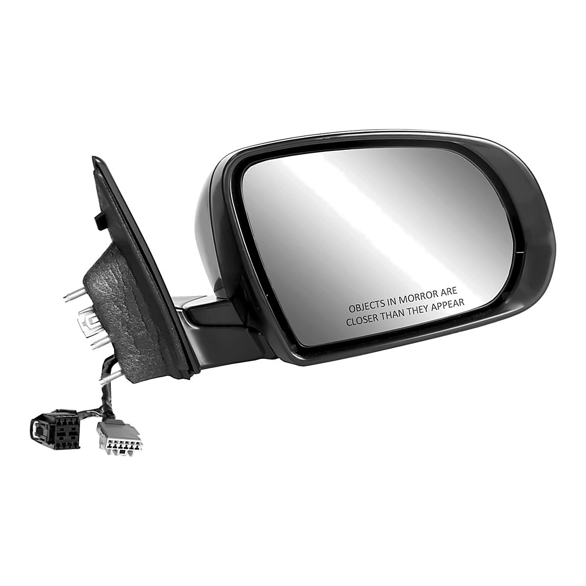 2017-2023 Jeep Compass Rear Passenger Side Door Mirror, ch1321498. Front view.