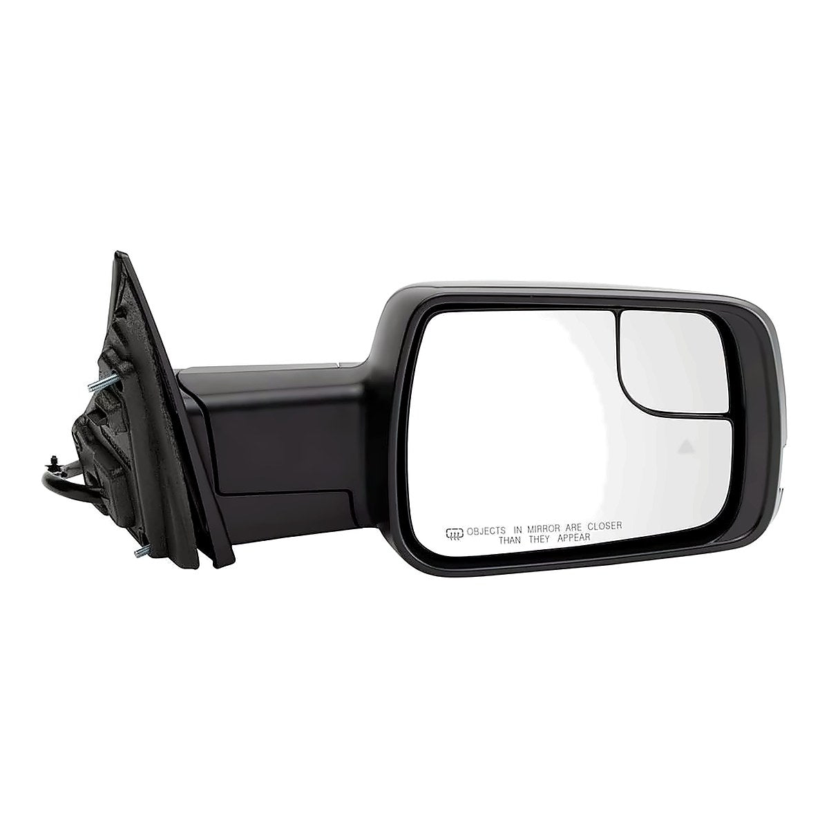 2019-2022 RAM Pickup 1500 Rear Passenger Side Door Mirror, ch1321523. Front view.
