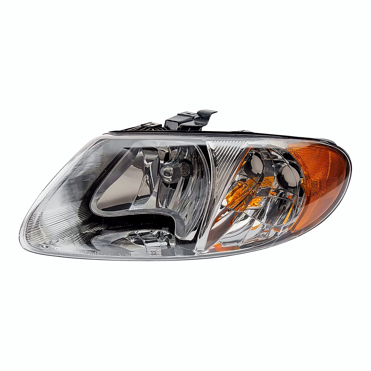 2001-2003 Chrysler Voyager Driver Side Head Lamp, ch2502129. Front view.