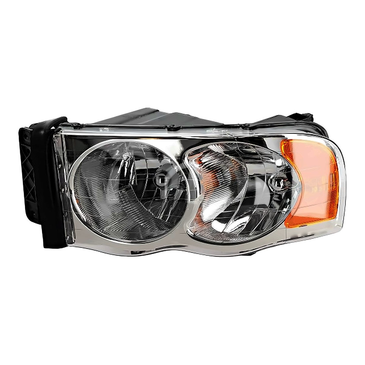 2002-2004 Dodge RAM 1500 Driver Side Head Lamp, ch2502135. Front view.