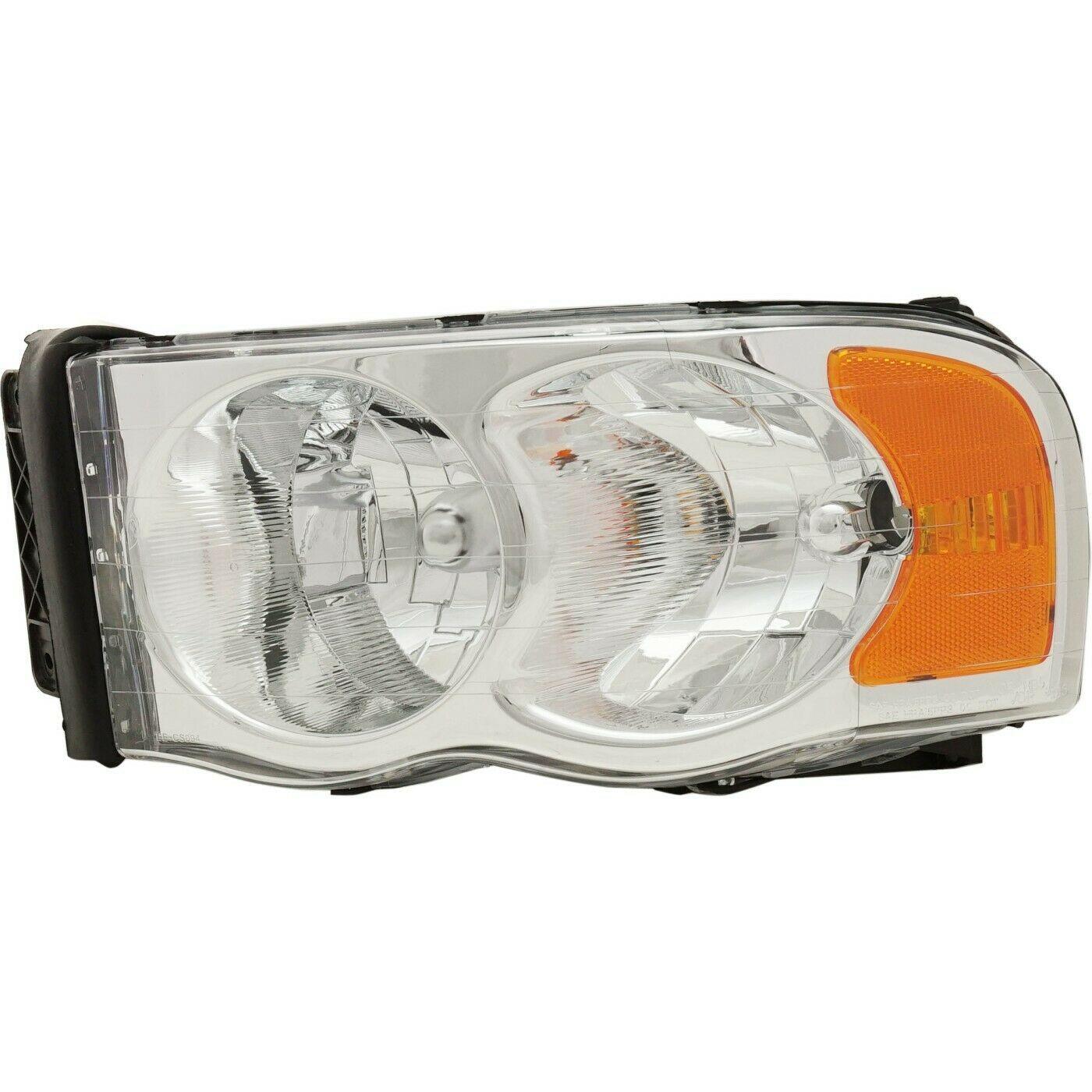 2003-2004 Dodge Ram 3500 Head Lamp Driver Side , CH2502135. Precision fitment for collision repair.