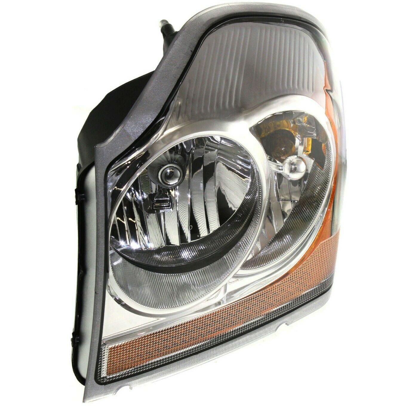 2004-2005 Dodge Durango Head Lamp Driver Side , CH2502147. Angle view for visual reference.