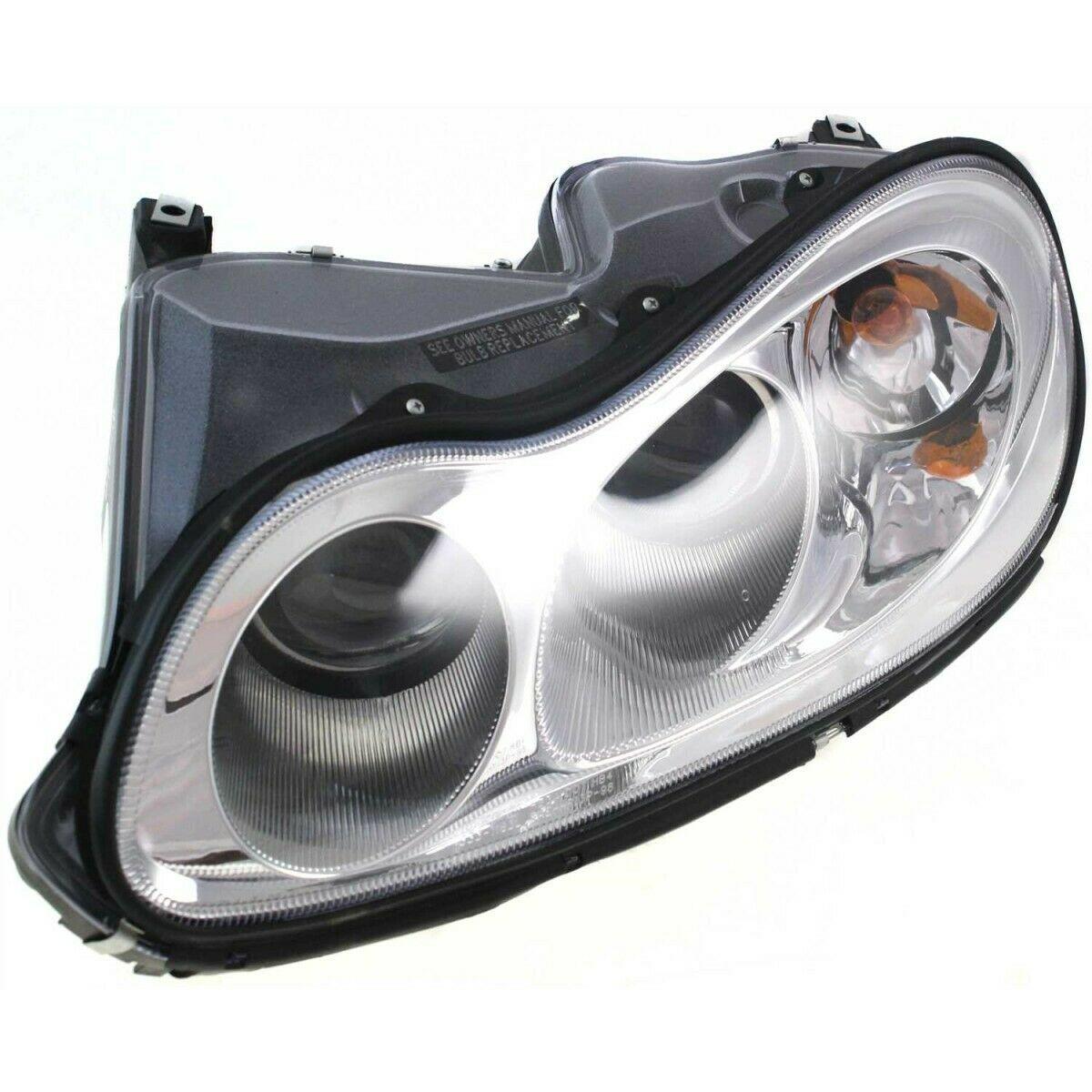 2002-2004 Chrysler Cocncorde Head Lamp Driver Side 3 Bulb Type , CH2502148. High-quality aftermarket part.