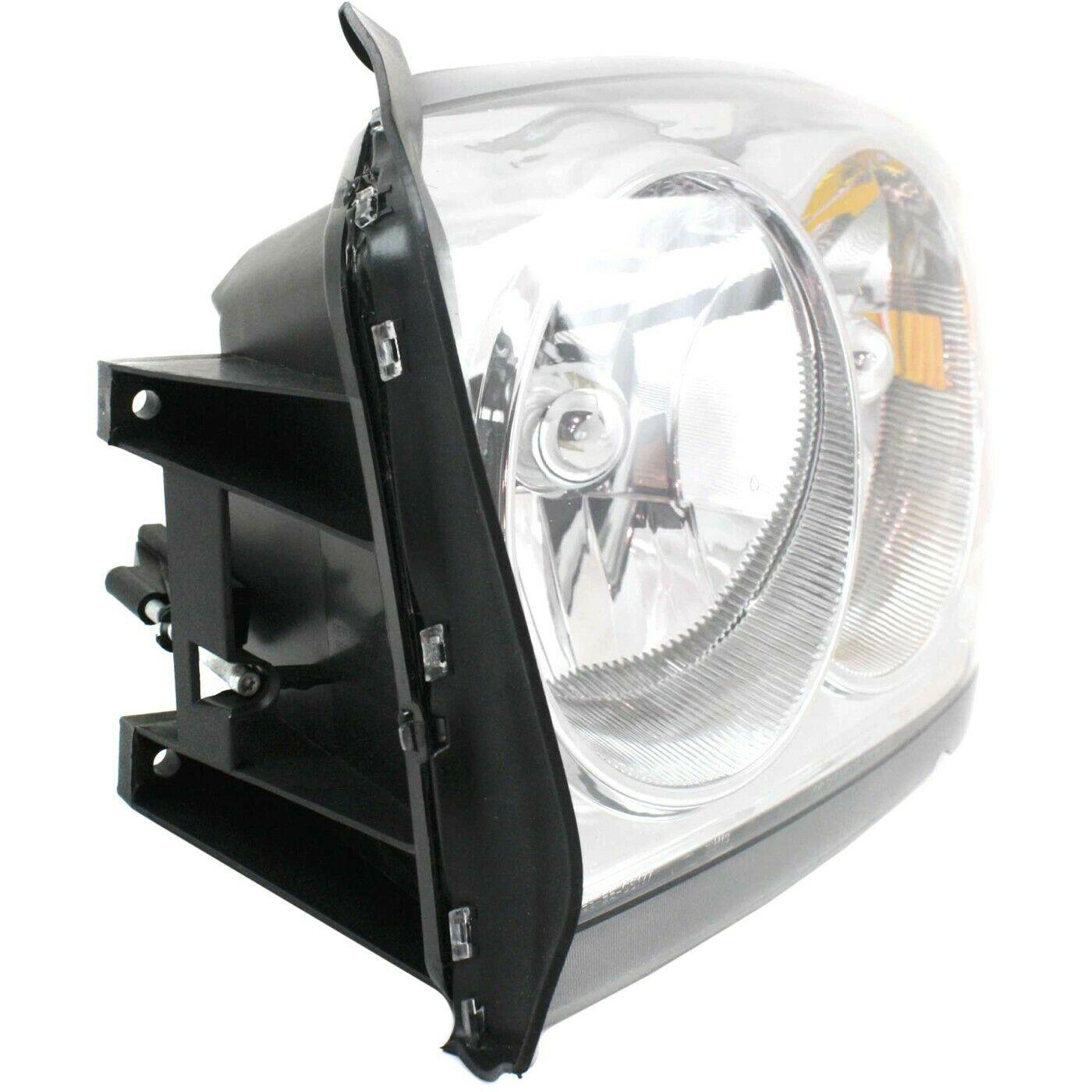 2005 Dodge Dakota Head Lamp Driver Side (Without Black Bezel) , CH2502159. Durable and impact-resistant.