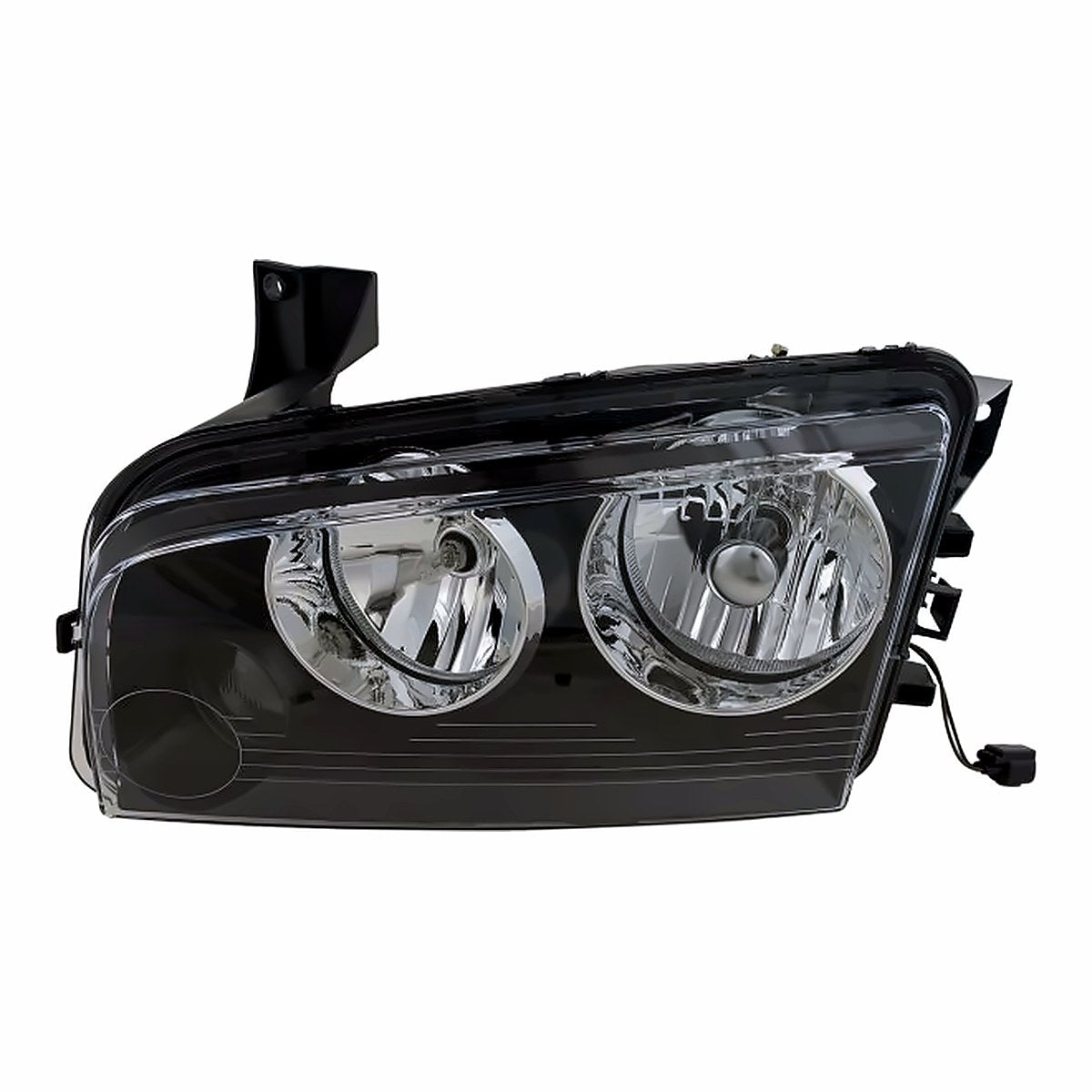 2006-2007 Dodge Charger Front Driver Side Head Lamp, ch2502163. Front view.