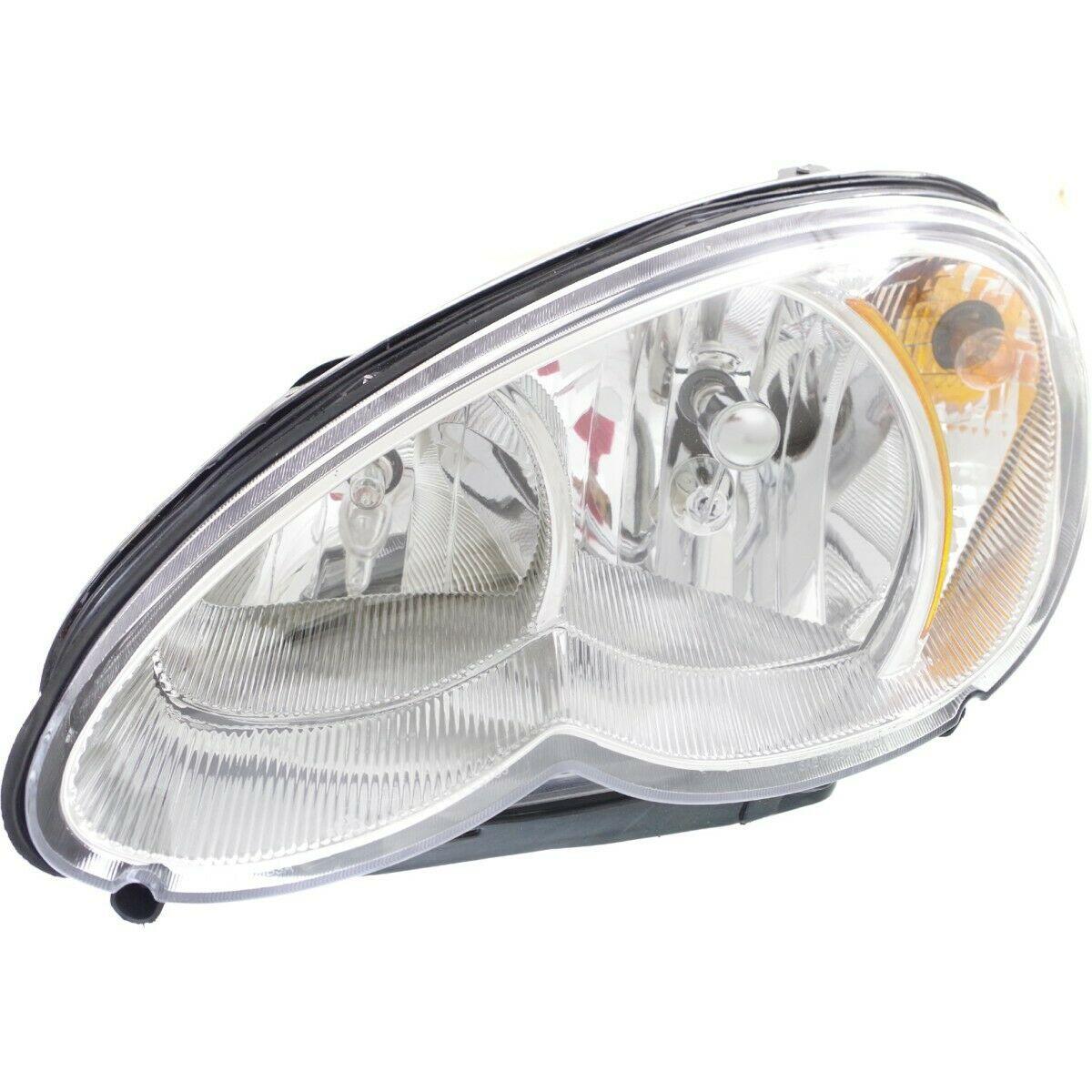 2006-2010 Chrysler PT CRUISER Head Lamp Driver Side (Code) , CH2502164. Side view of the replacement part.