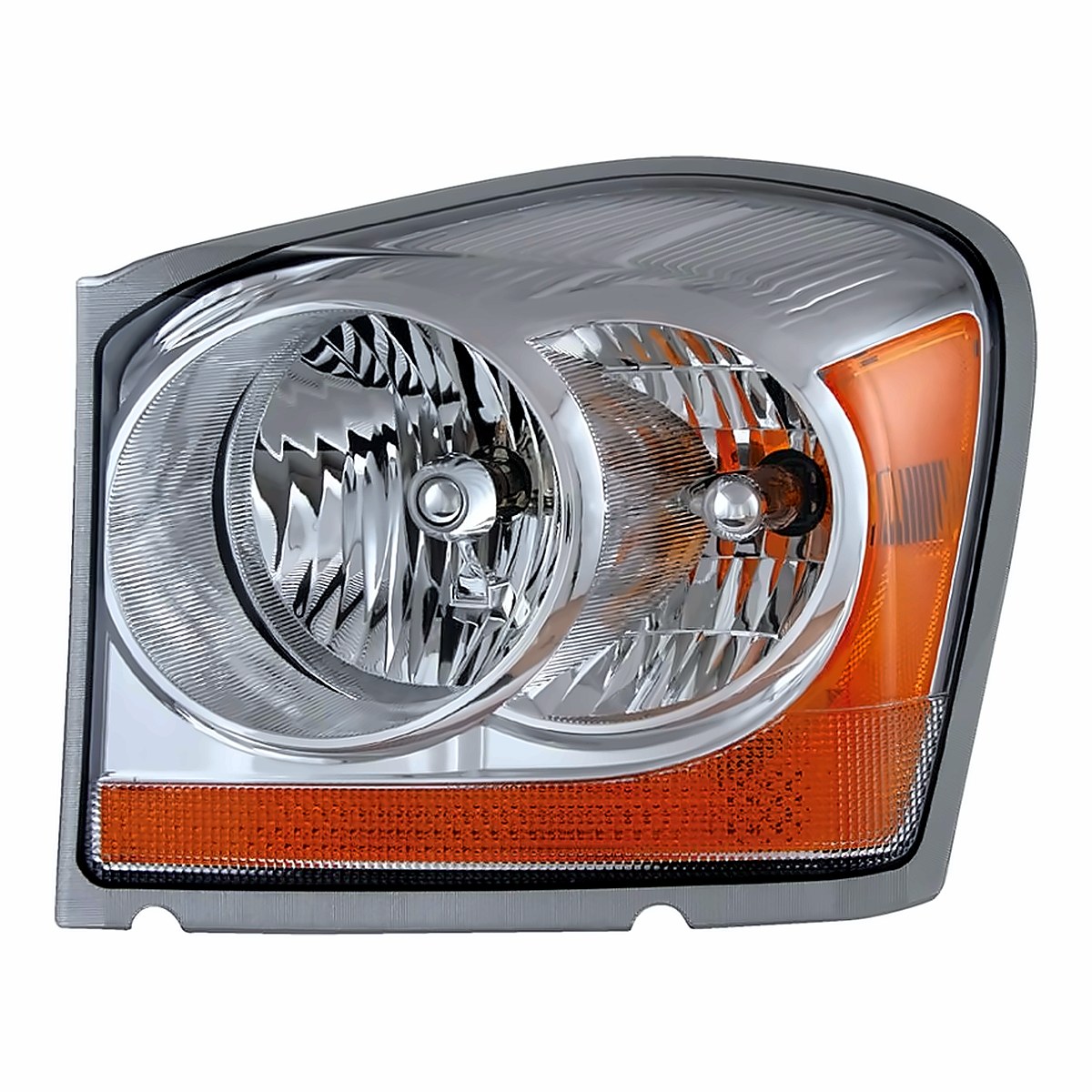 2006-Dodg  Durango Driver Side Head Lamp, ch2502169. Front view.