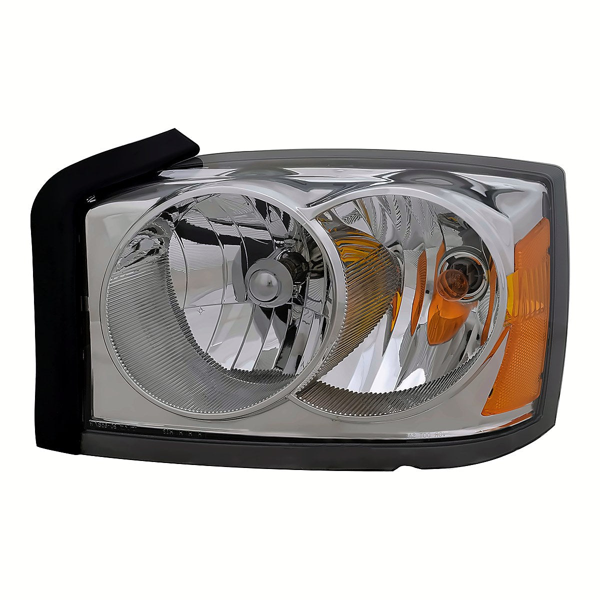 2006-2007 Dodge Dakota Driver Side Head Lamp, ch2502170. Front view.