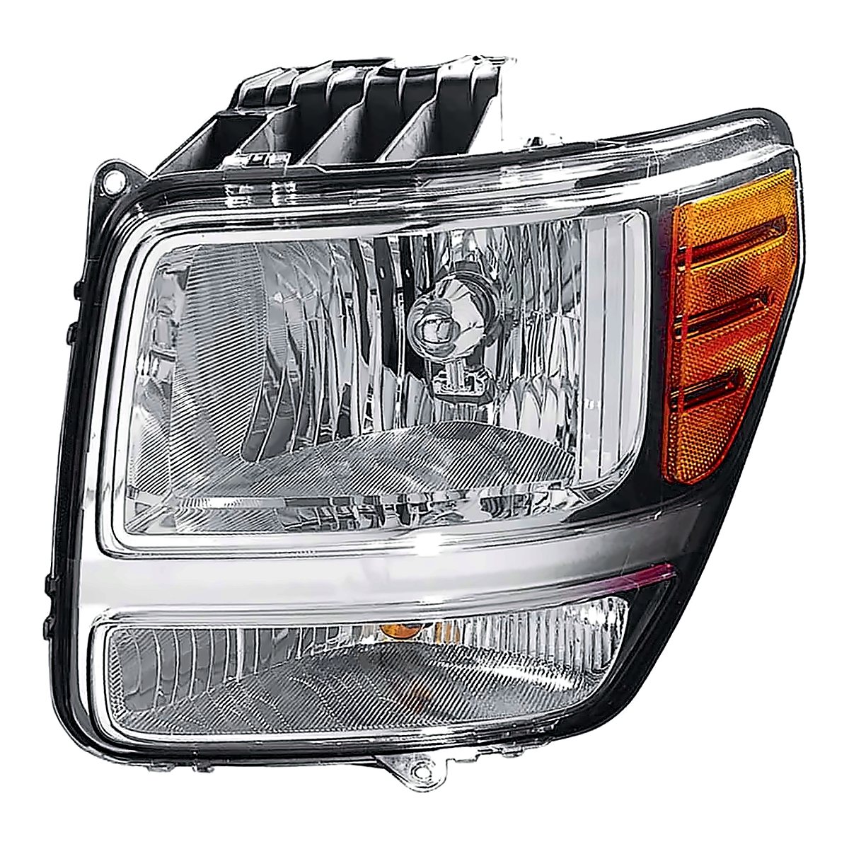 2007-2011 Dodge Nitro Driver Side Head Lamp, ch2502177. Front view.