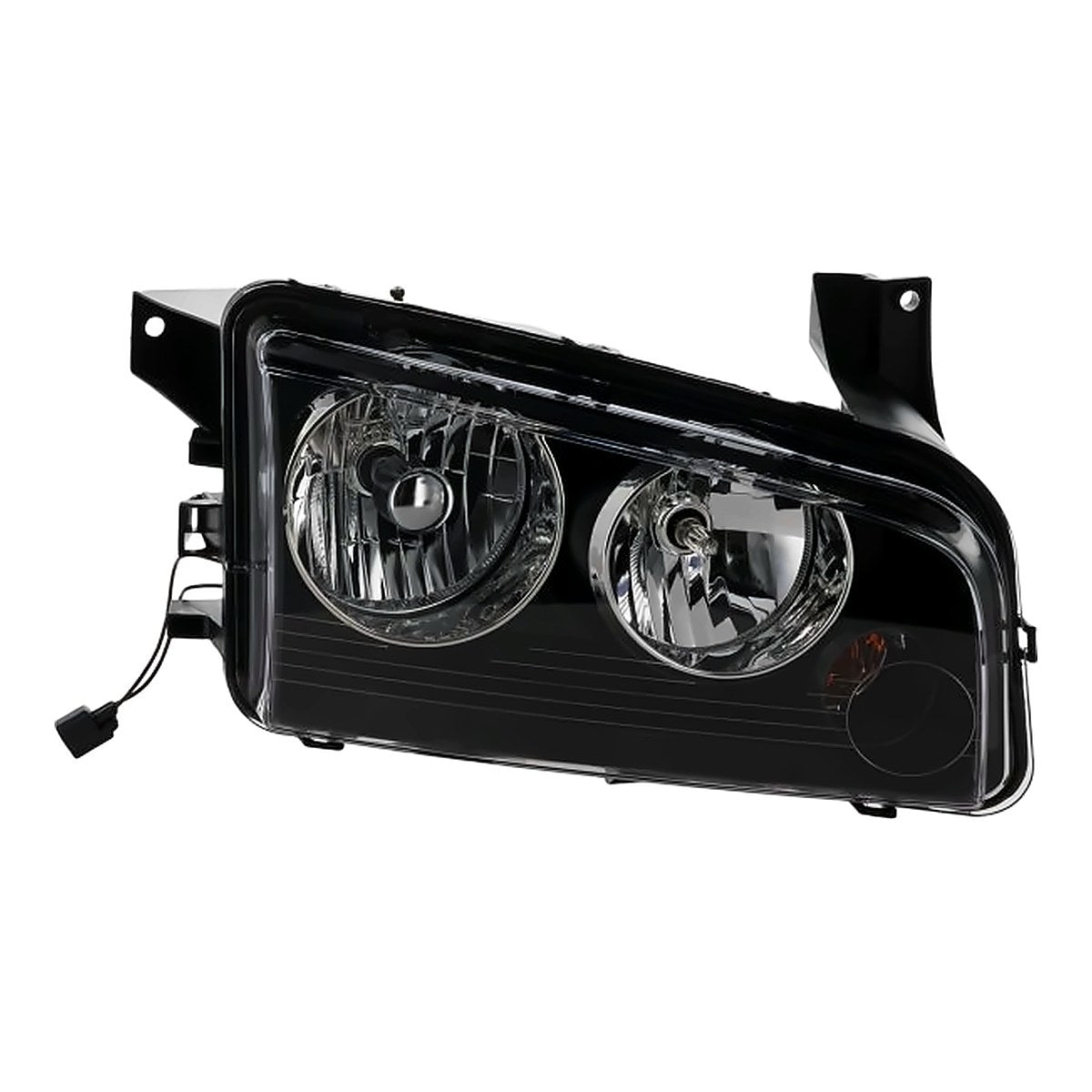 2007-2010 Dodge Charger Front Driver Side Head Lamp, ch2502206. Front view.