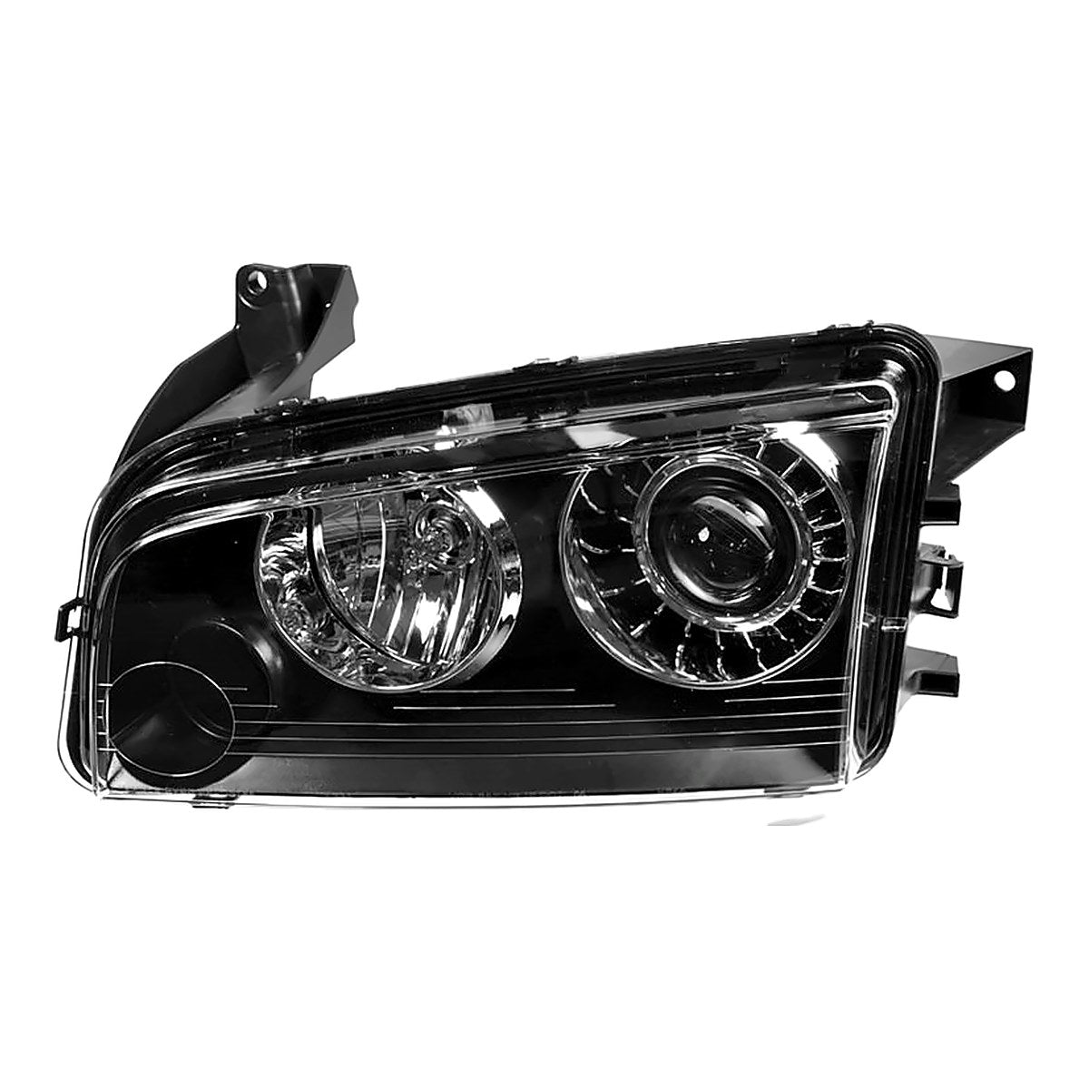 2008-2010 Dodge Charger Driver Side Head Lamp, ch2502216. Front view.