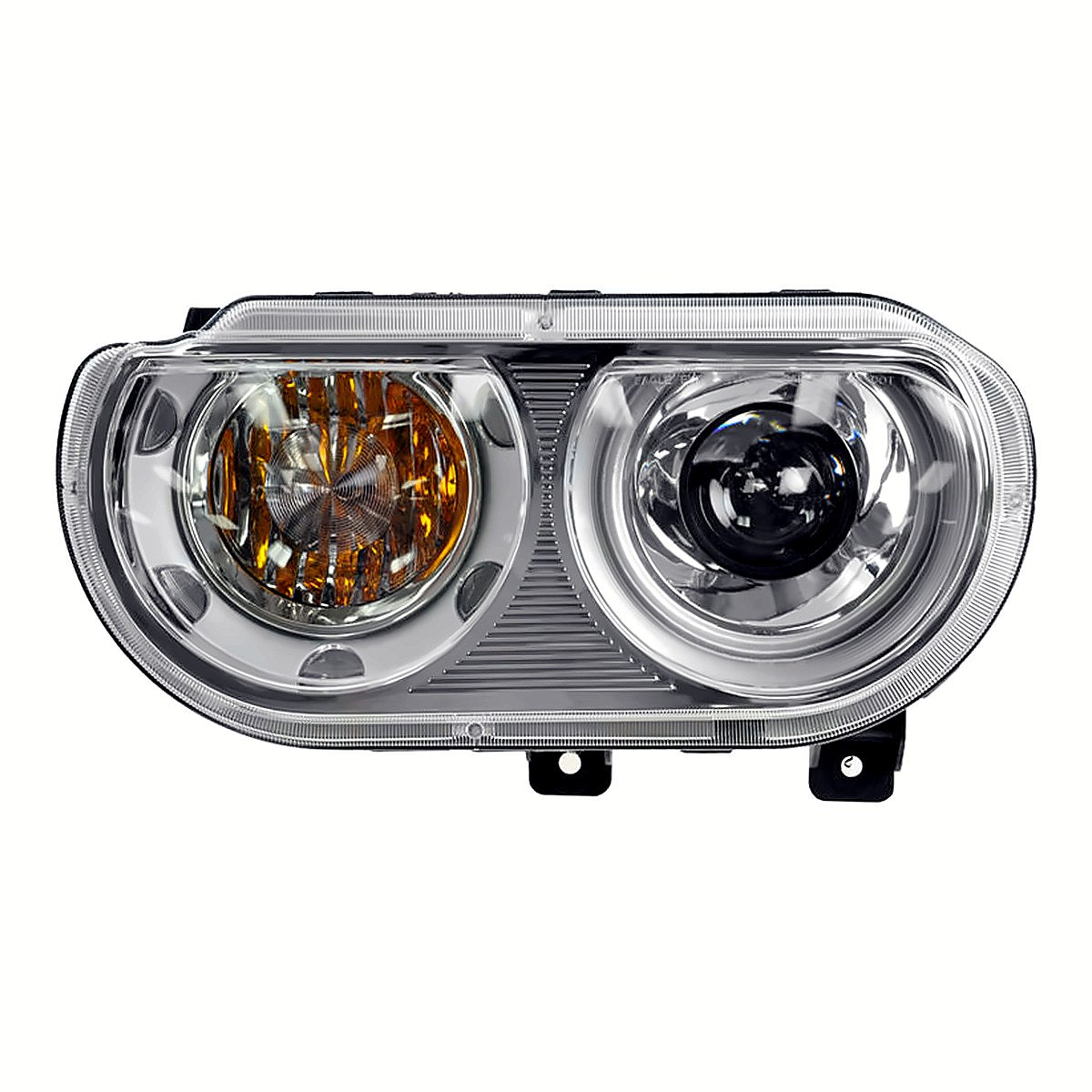 2008-2014 Dodge Challenger Driver Side Head Lamp, ch2502219. Front view.