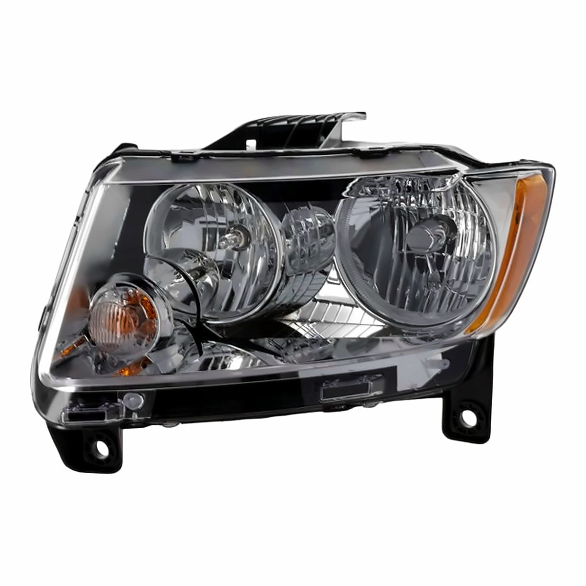 2011-2013 Jeep Grand Cherokee Driver Side Head Lamp, ch2502224. Front view.