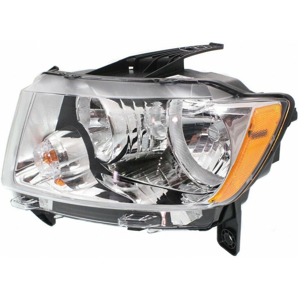 2011-2013 Jeep Grand Cherokee Head Lamp Driver Side Halogen , CH2502224. Durable and impact-resistant.