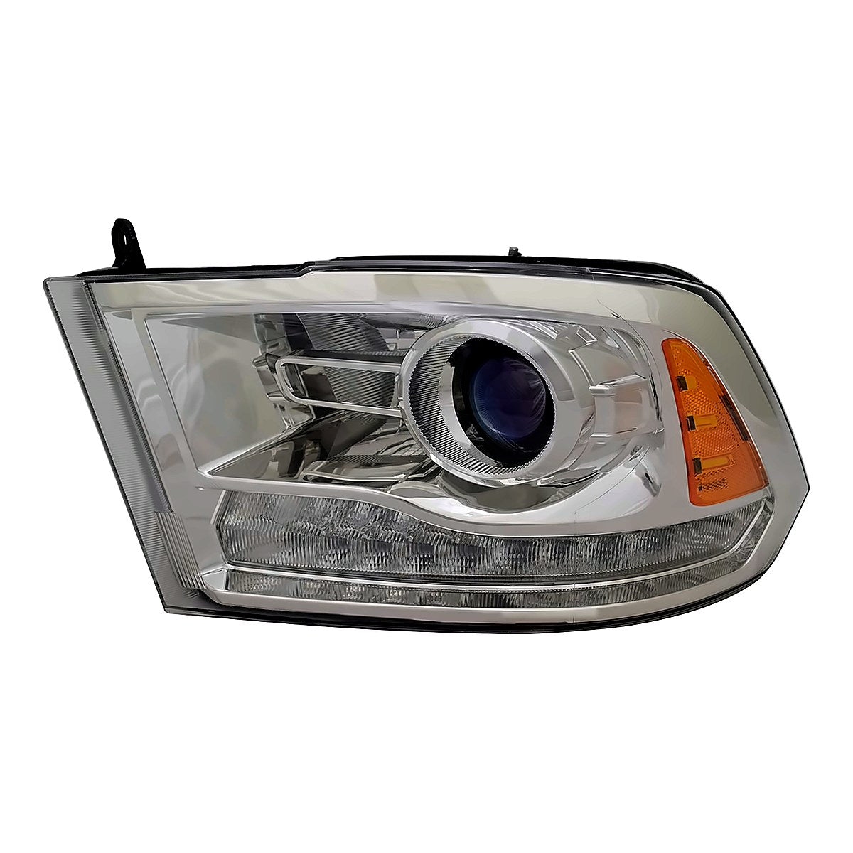 2013-2015 RAM Pickup 3500 Driver Side Head Lamp, ch2502244. Front view.