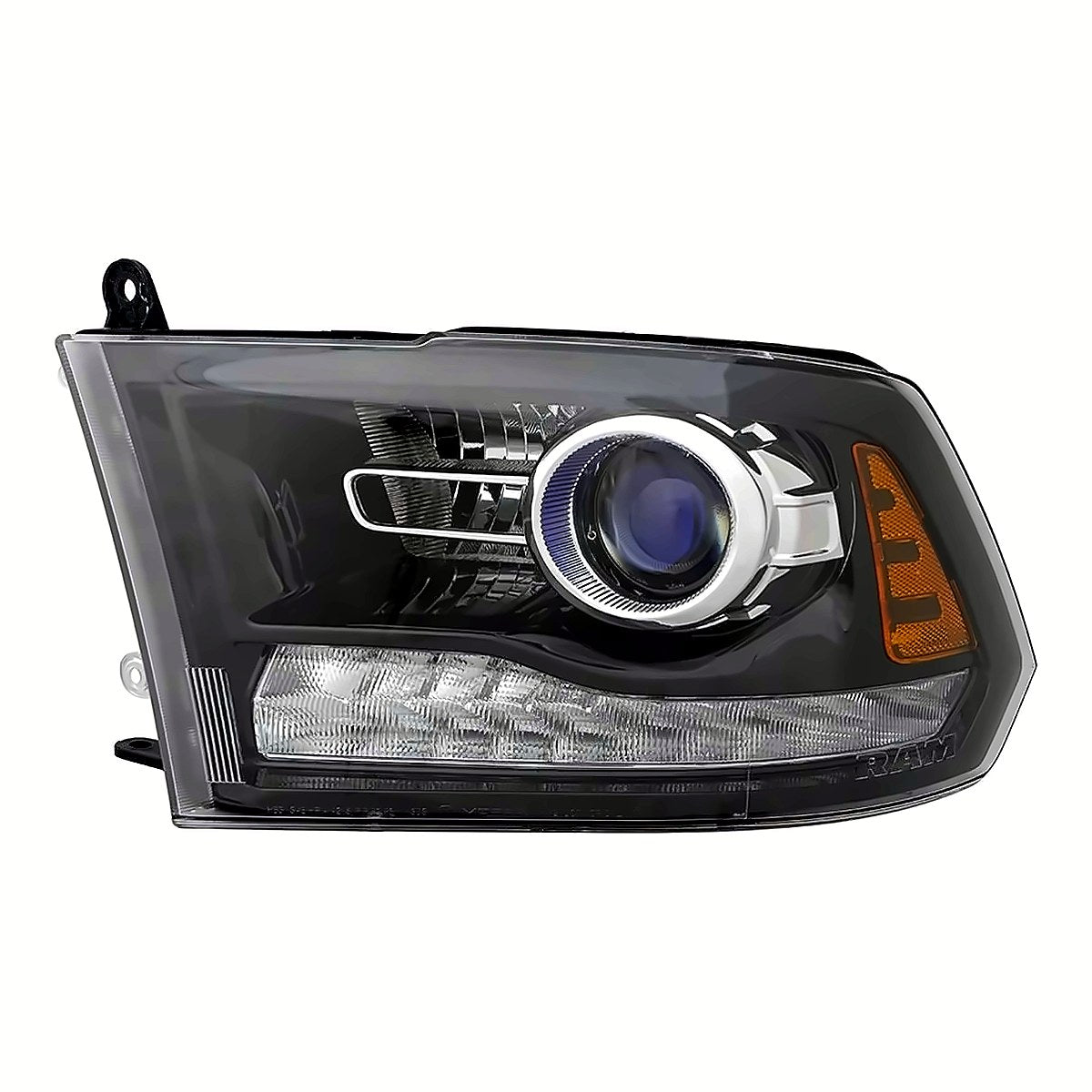 2013-2014 RAM Pickup 1500 Driver Side Head Lamp, ch2502245. Front view.